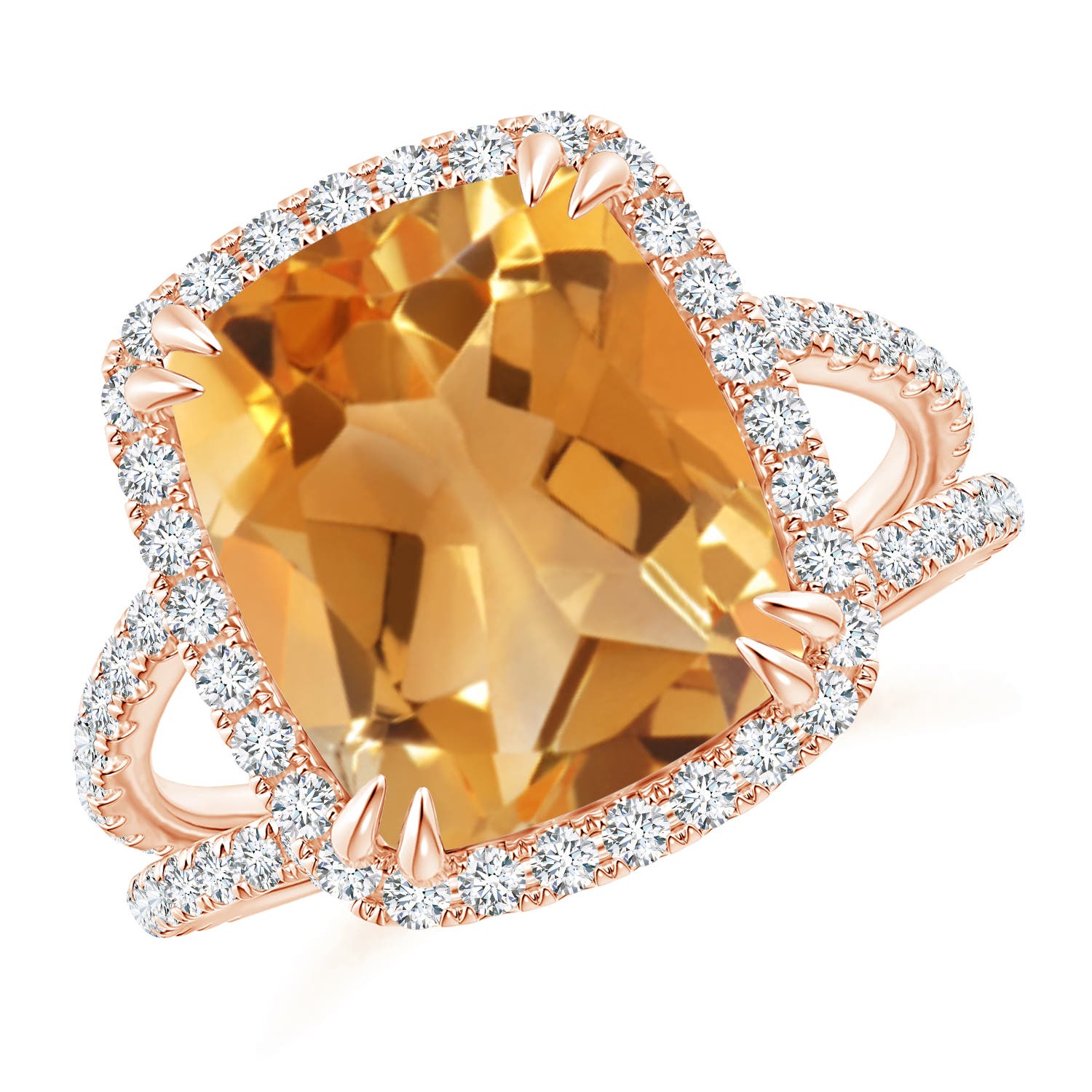 A - Citrine / 5.52 CT / 14 KT Rose Gold