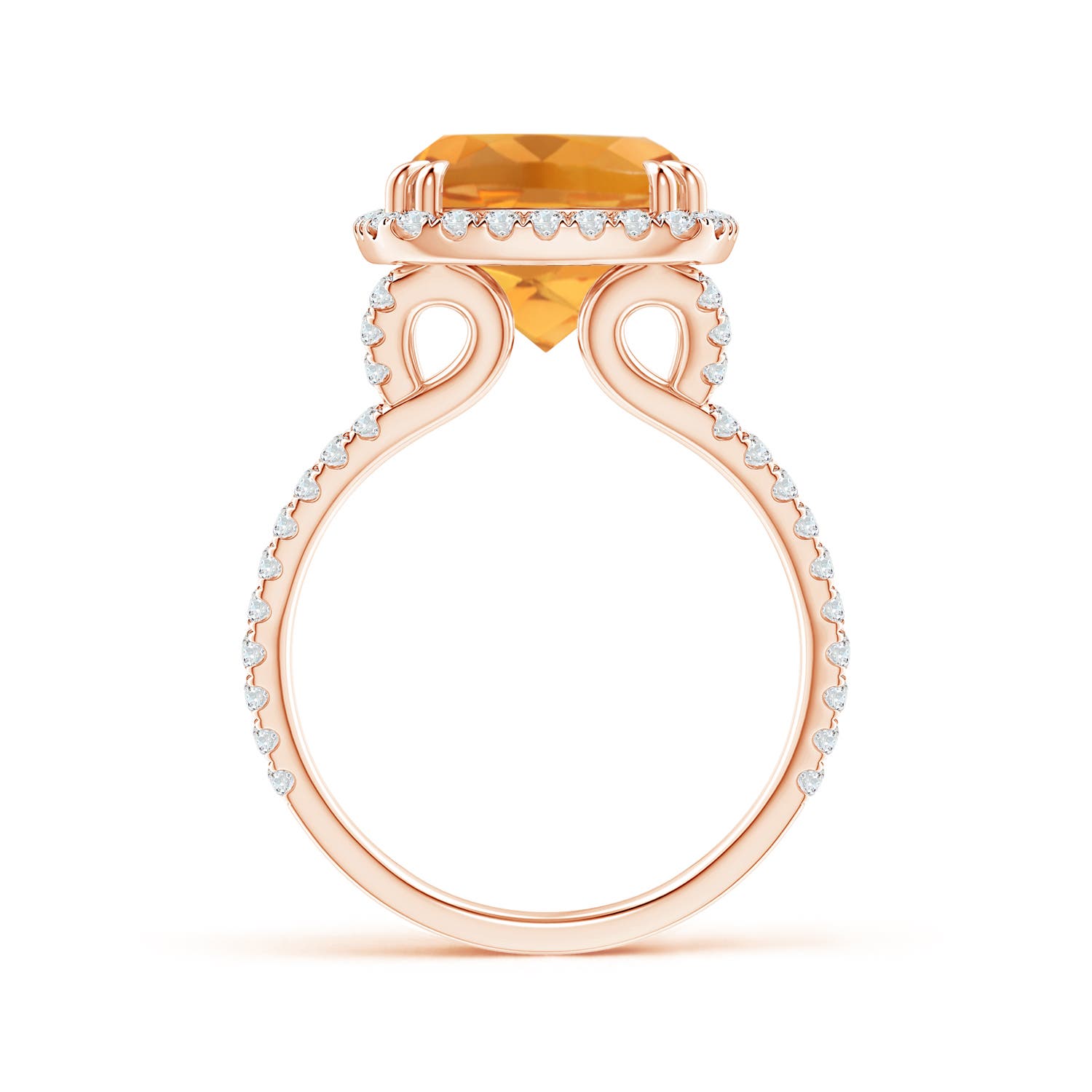 AA - Citrine / 5.52 CT / 14 KT Rose Gold