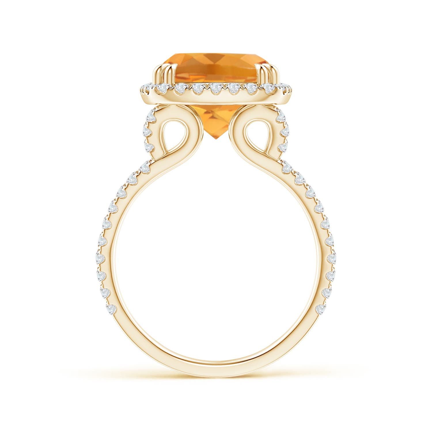 AA - Citrine / 5.52 CT / 14 KT Yellow Gold