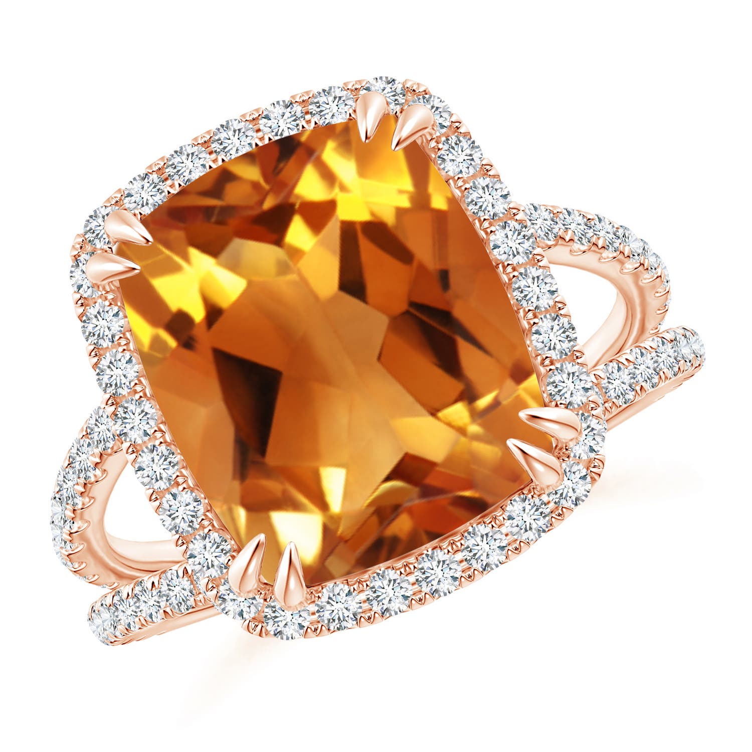 AAA - Citrine / 5.52 CT / 14 KT Rose Gold