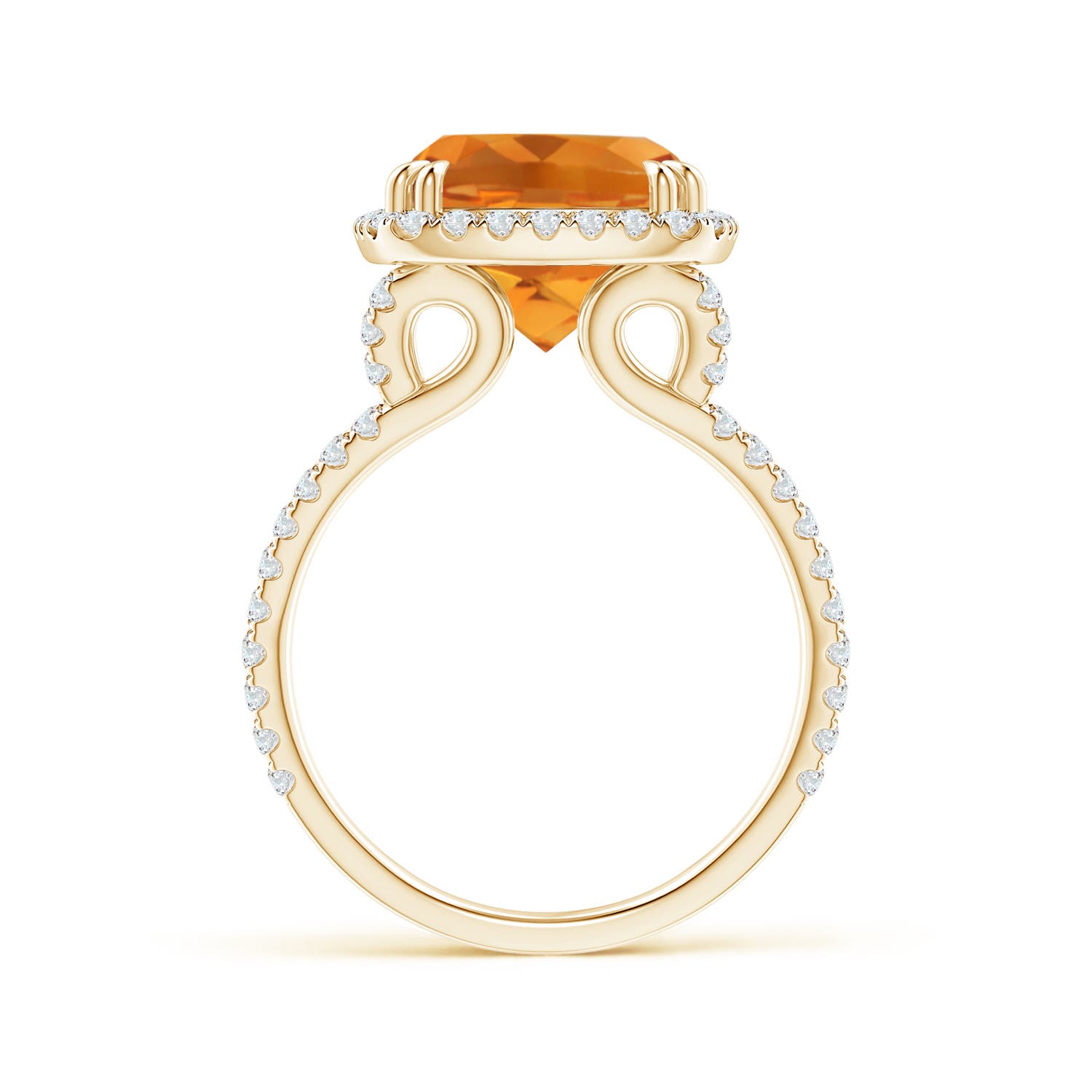 AAA - Citrine / 5.52 CT / 14 KT Yellow Gold