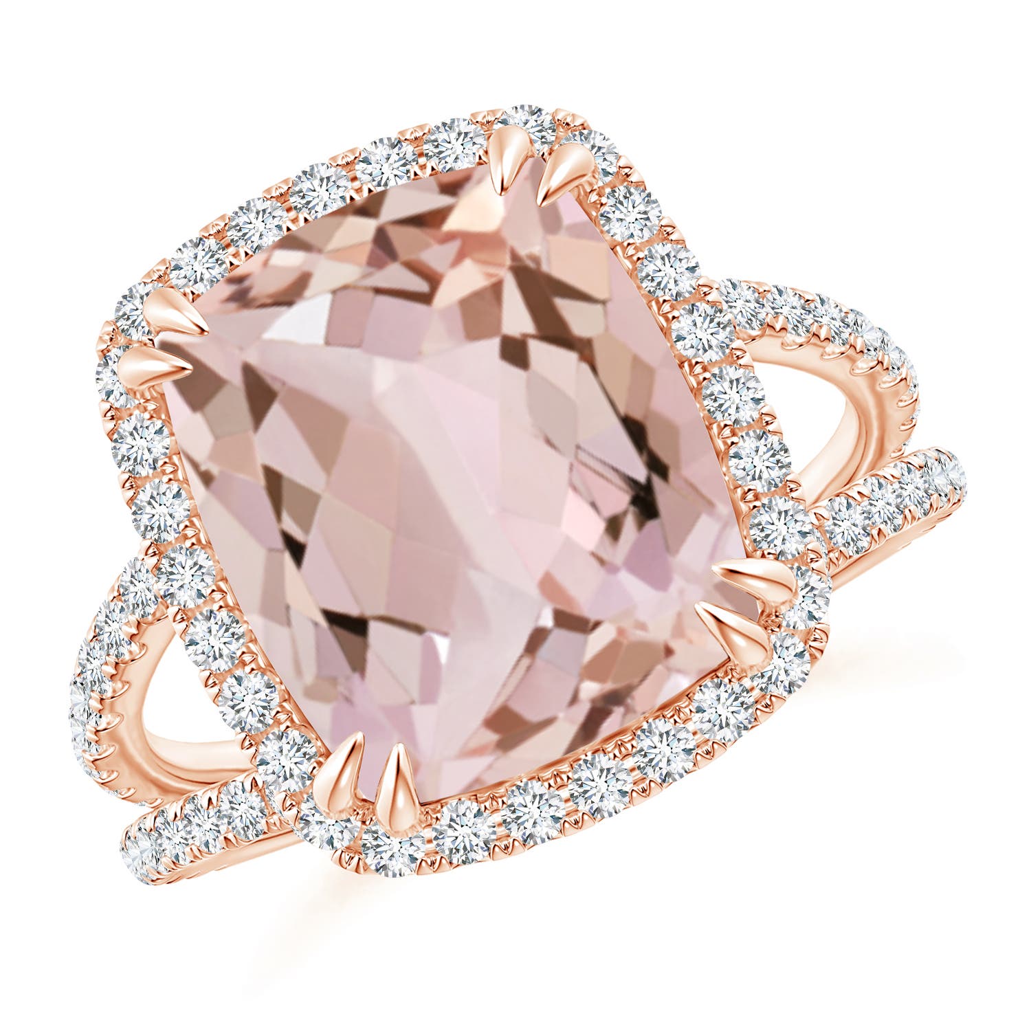 AA - Morganite / 4.82 CT / 14 KT Rose Gold