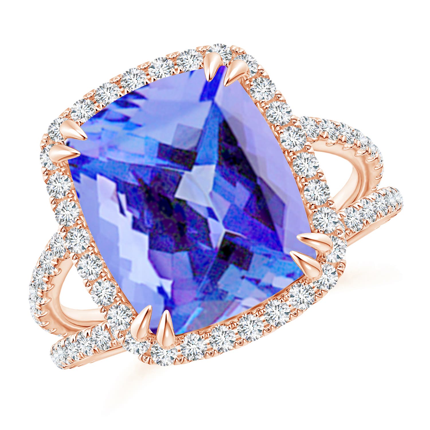 AA - Tanzanite / 5.32 CT / 14 KT Rose Gold