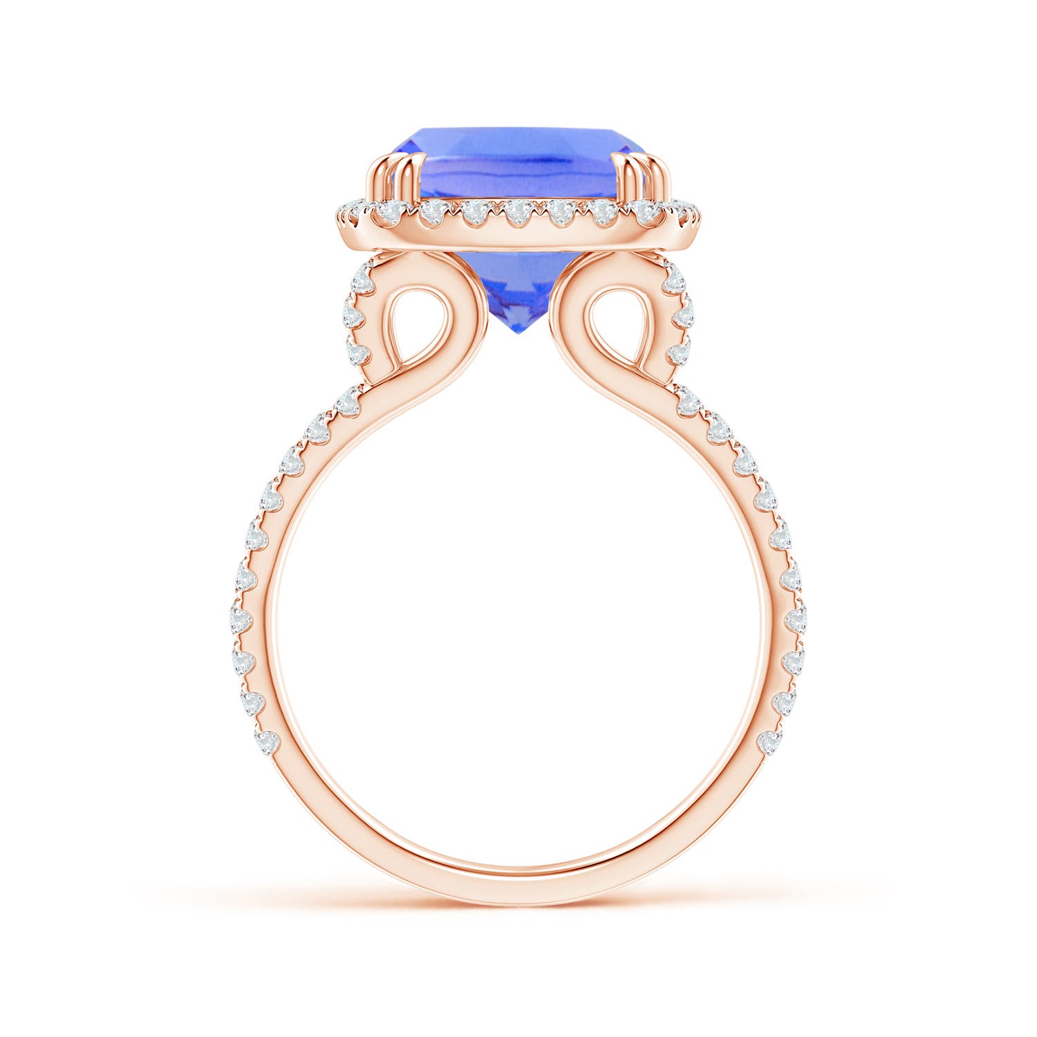 AA - Tanzanite / 5.32 CT / 14 KT Rose Gold