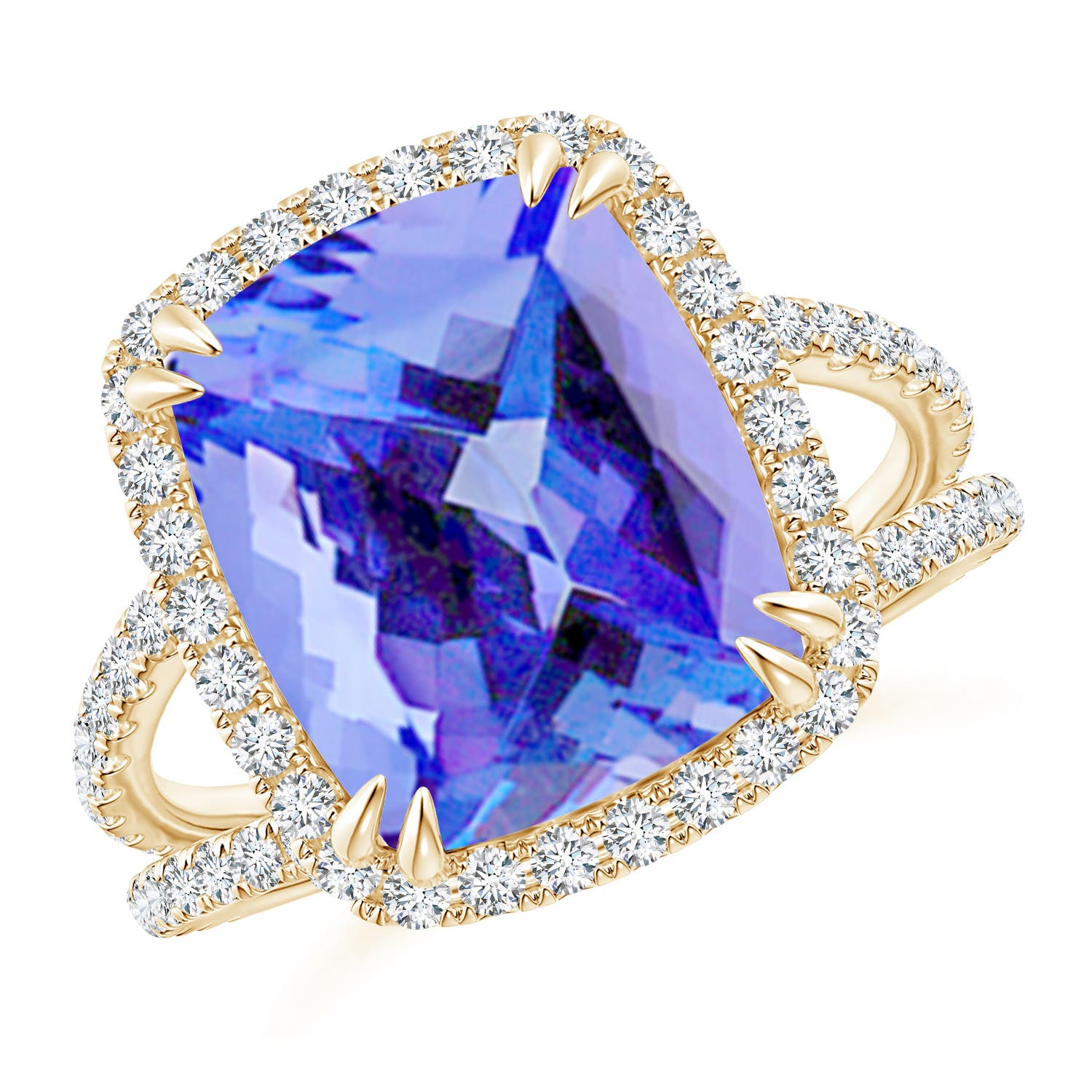 AA - Tanzanite / 5.32 CT / 14 KT Yellow Gold