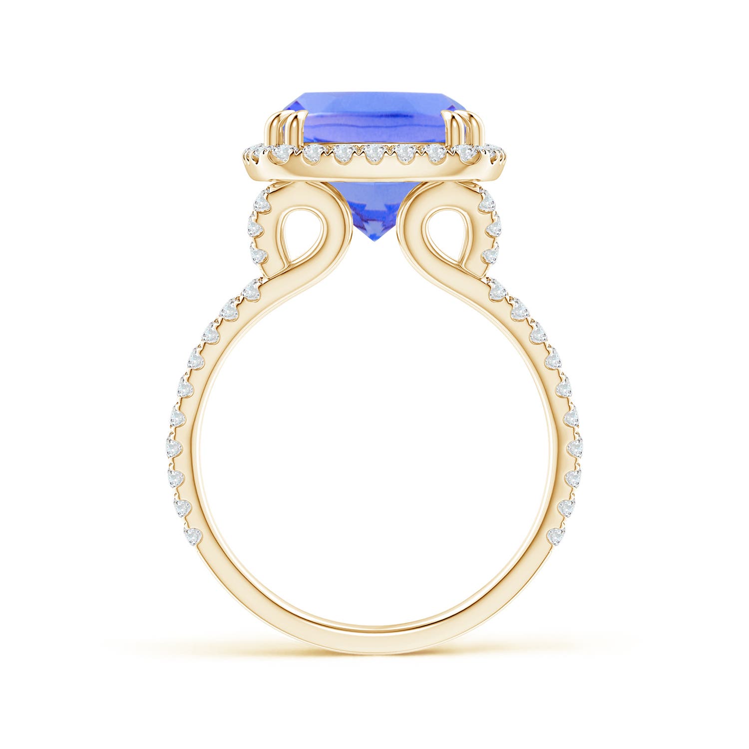 AA - Tanzanite / 5.32 CT / 14 KT Yellow Gold