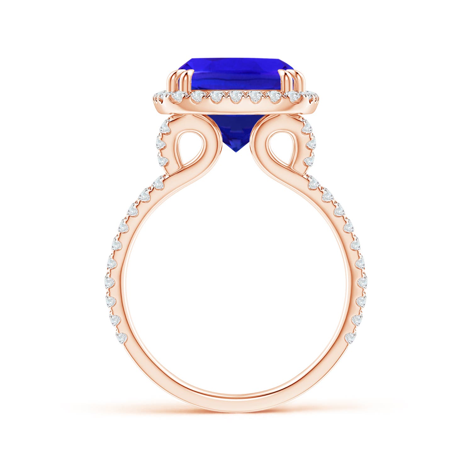 AAA - Tanzanite / 5.32 CT / 14 KT Rose Gold