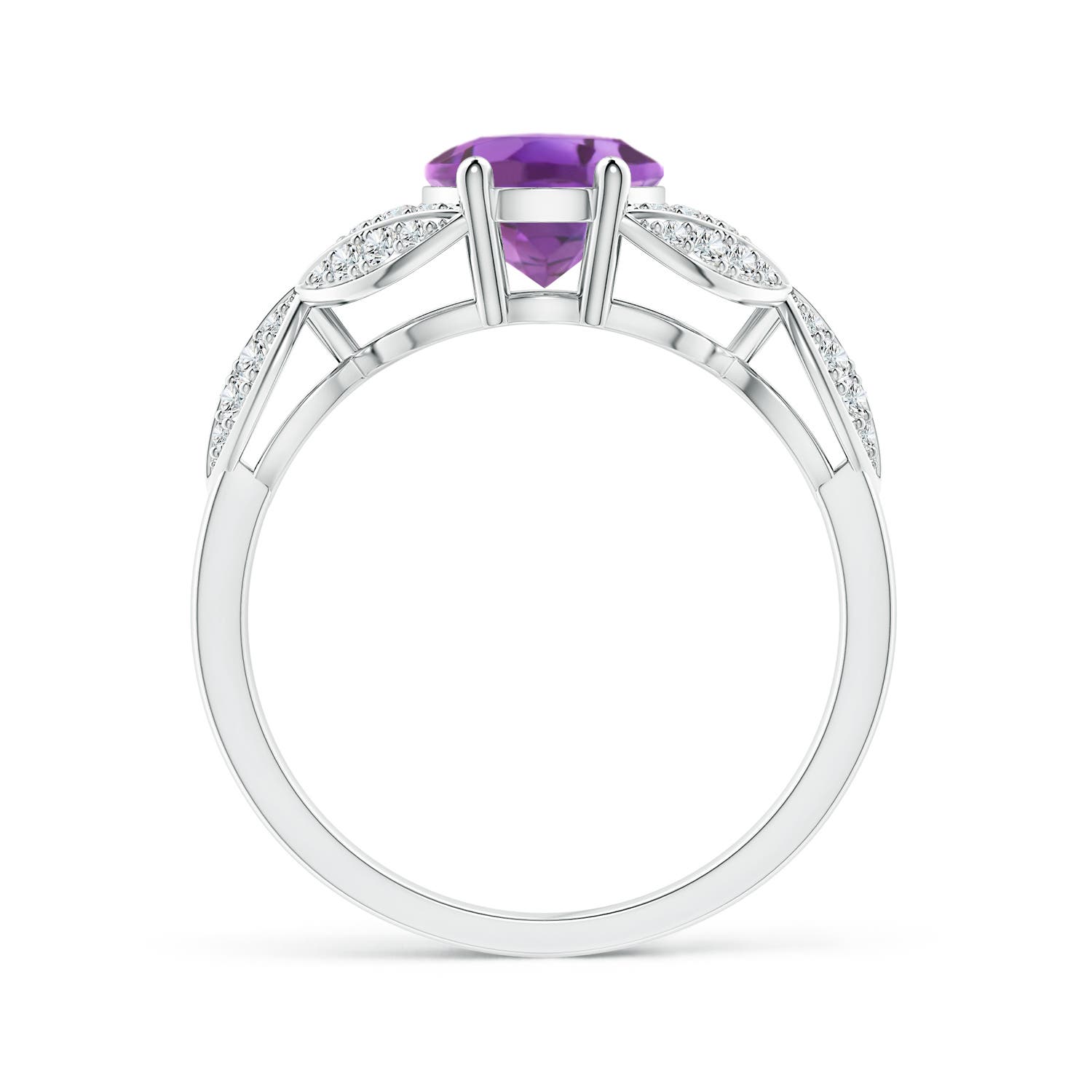 A - Amethyst / 1.88 CT / 14 KT White Gold