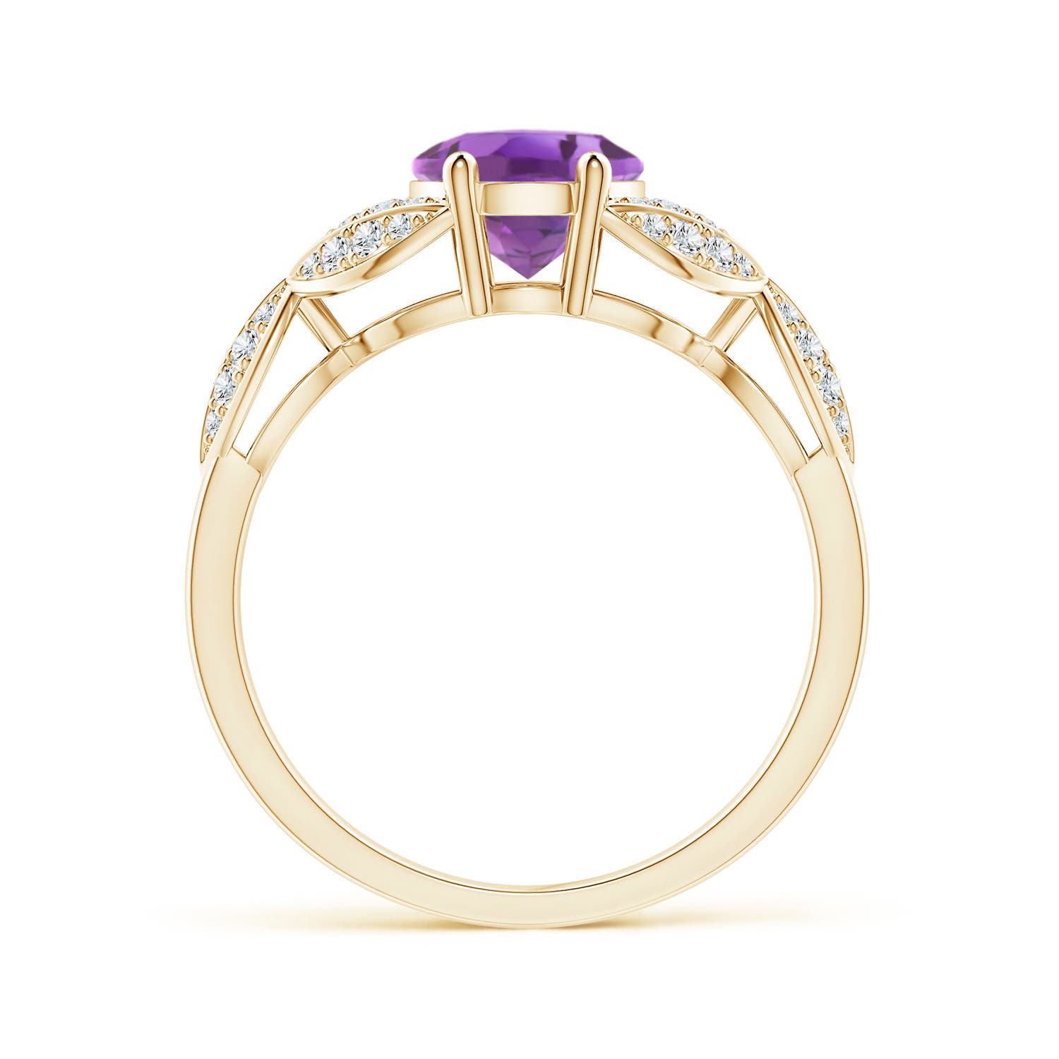 A - Amethyst / 1.88 CT / 14 KT Yellow Gold