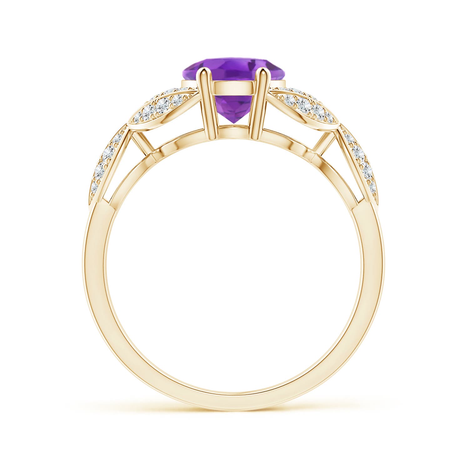 AA - Amethyst / 1.88 CT / 14 KT Yellow Gold