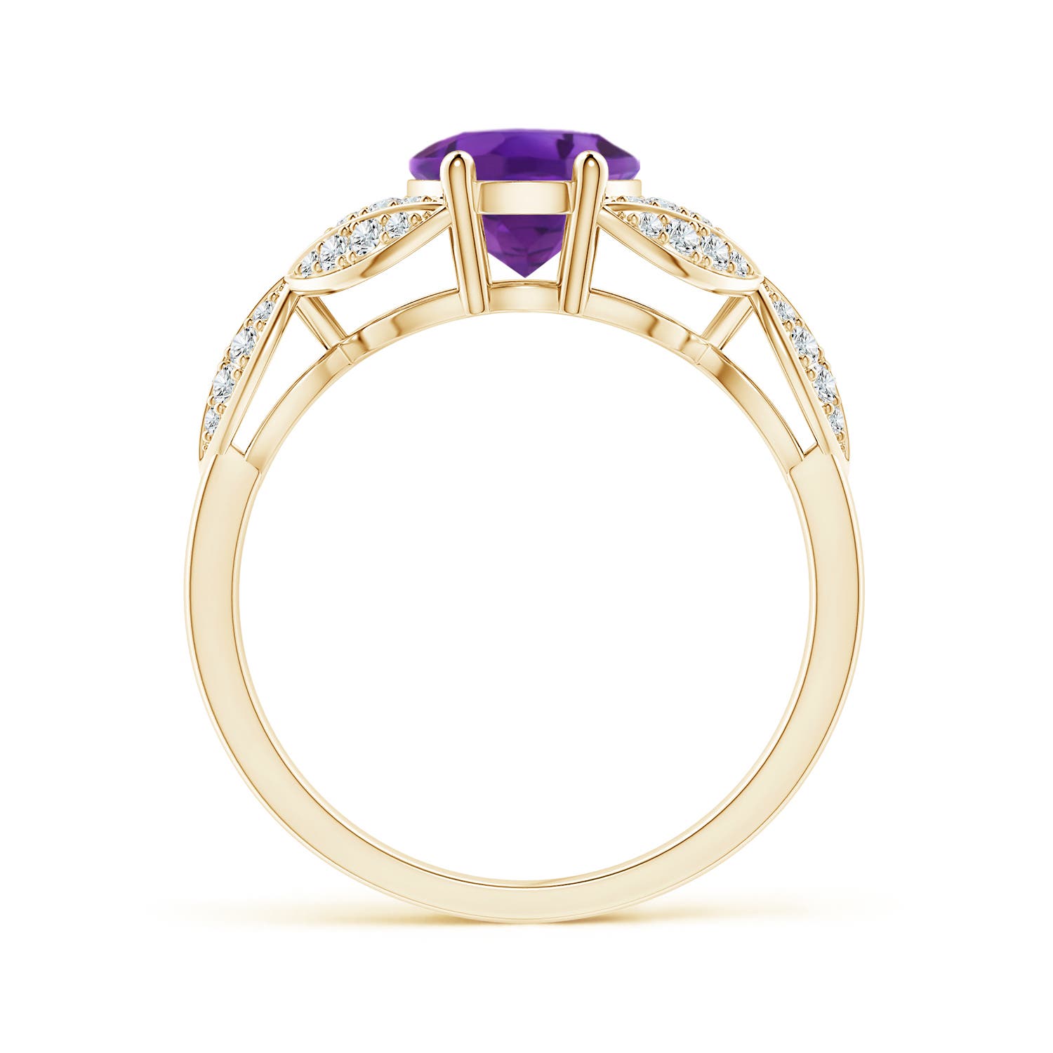 AAA - Amethyst / 1.88 CT / 14 KT Yellow Gold