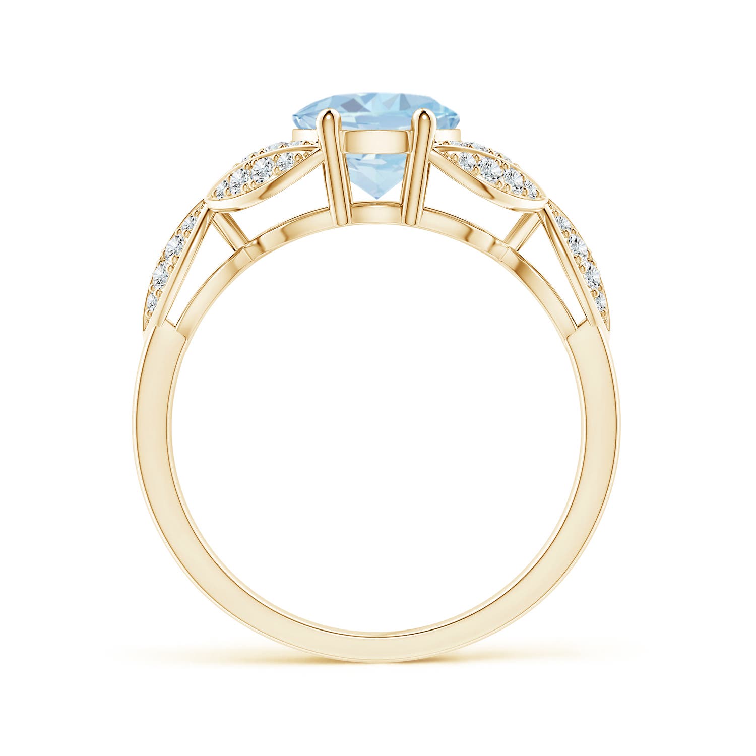 A - Aquamarine / 1.76 CT / 14 KT Yellow Gold