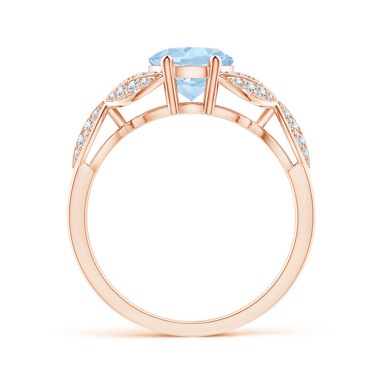 AA - Aquamarine / 1.76 CT / 14 KT Rose Gold