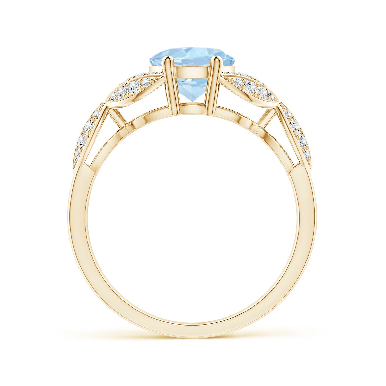 AA - Aquamarine / 1.76 CT / 14 KT Yellow Gold