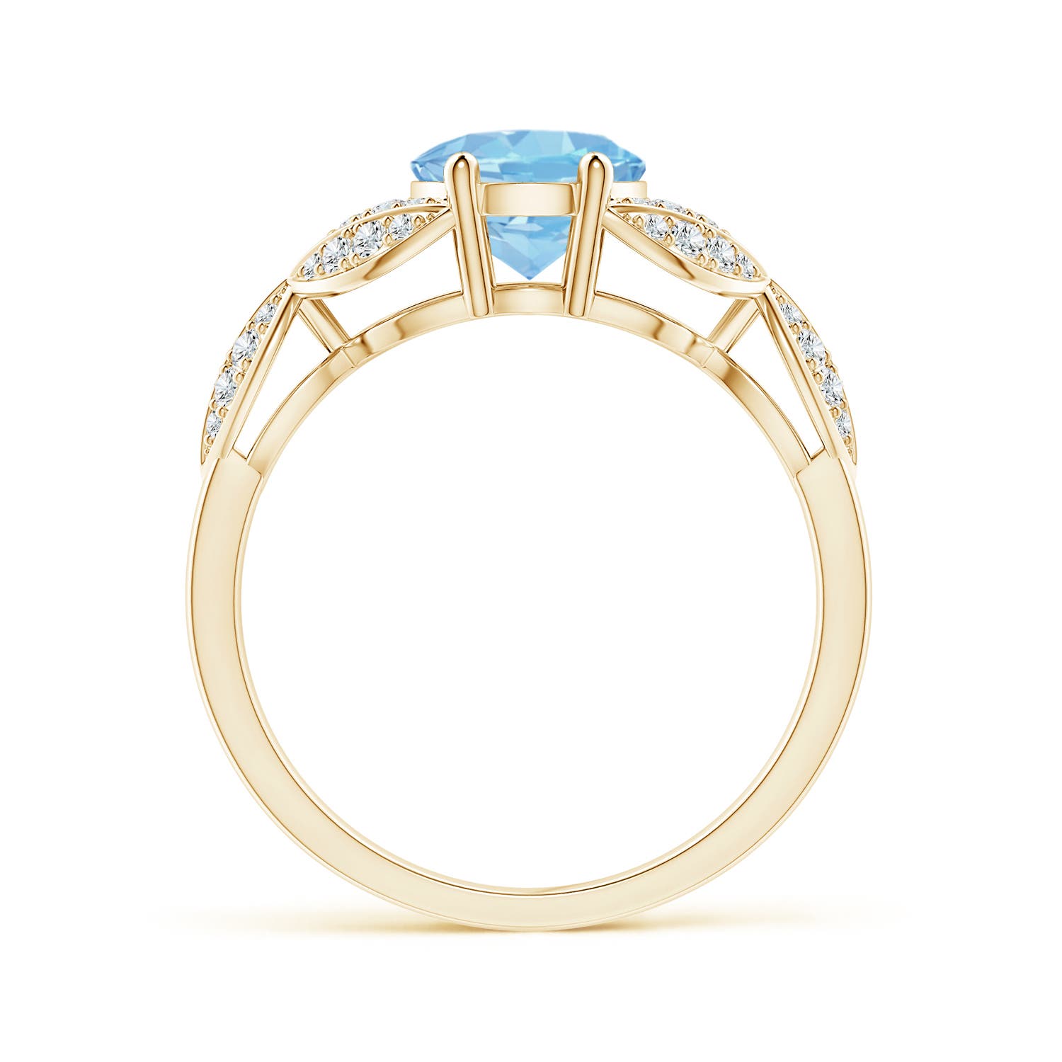 AAA - Aquamarine / 1.76 CT / 14 KT Yellow Gold