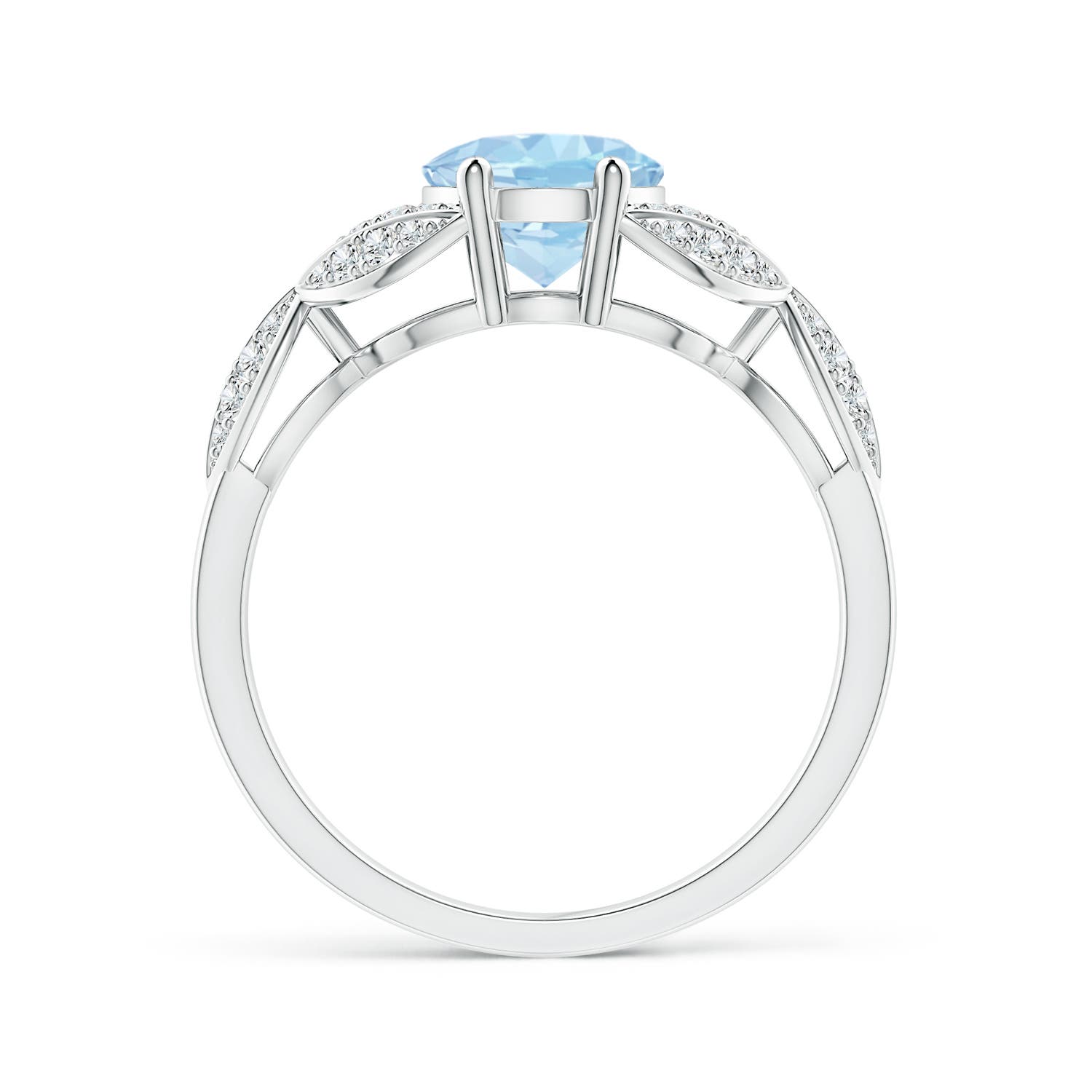 AAAA - Aquamarine / 1.76 CT / 14 KT White Gold