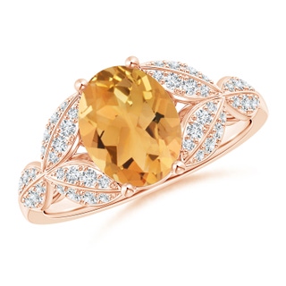 Oval A Citrine
