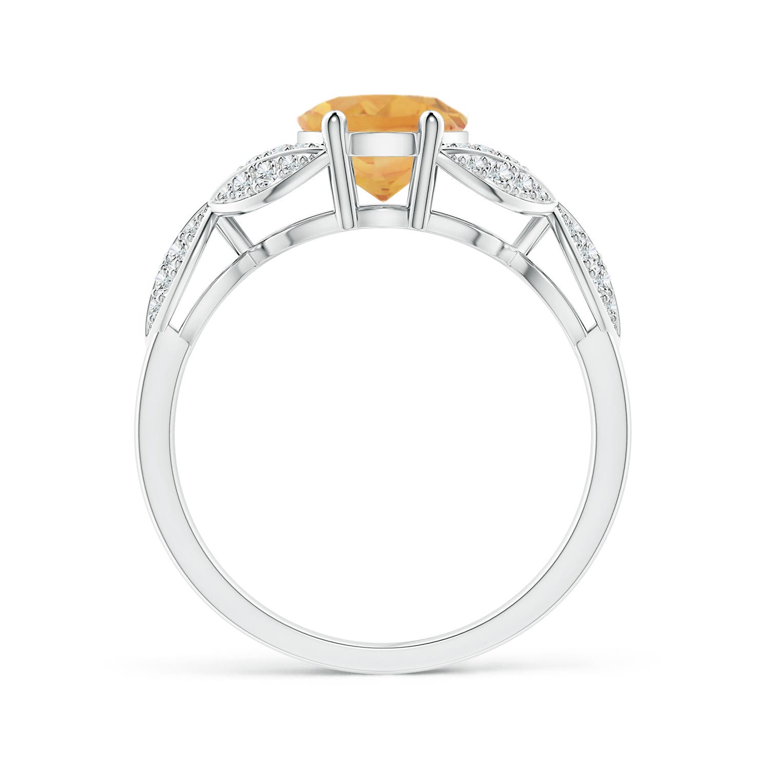 A - Citrine / 1.91 CT / 14 KT White Gold