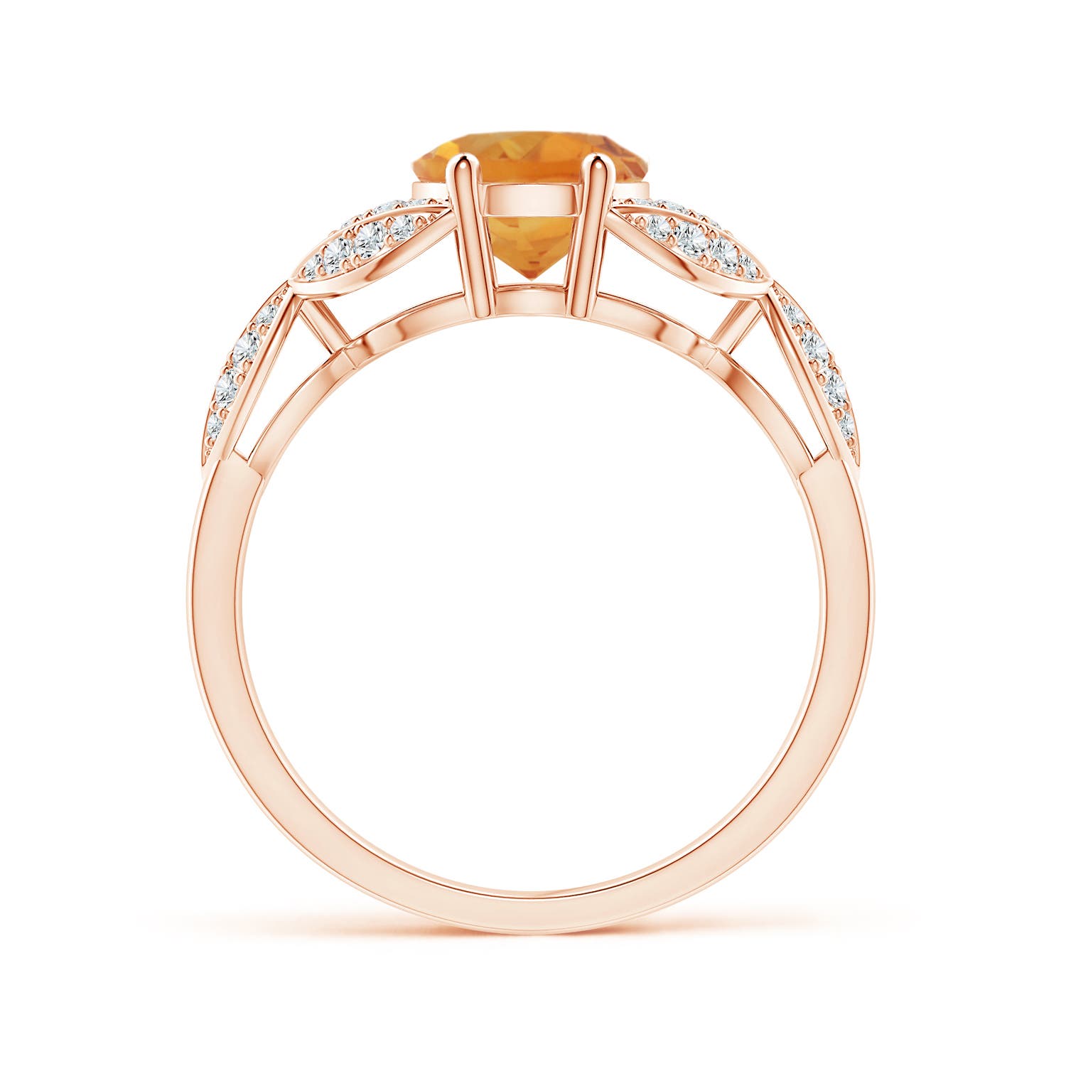 AA - Citrine / 1.91 CT / 14 KT Rose Gold