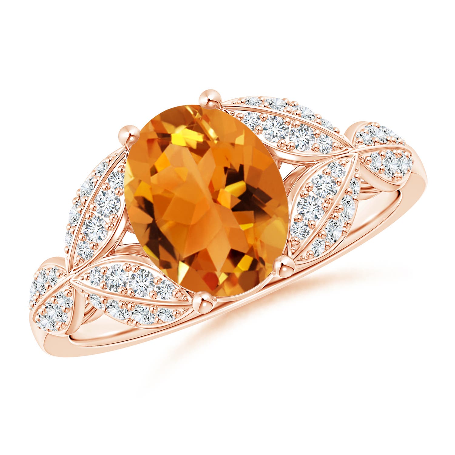 AAA - Citrine / 1.91 CT / 14 KT Rose Gold