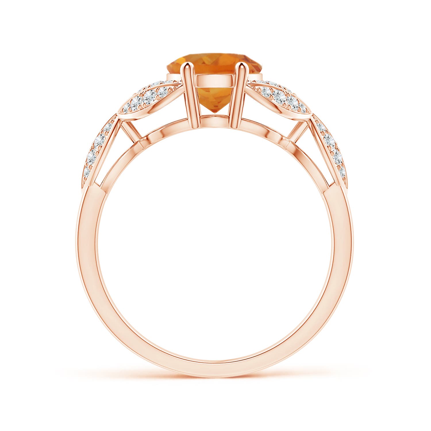 AAA - Citrine / 1.91 CT / 14 KT Rose Gold