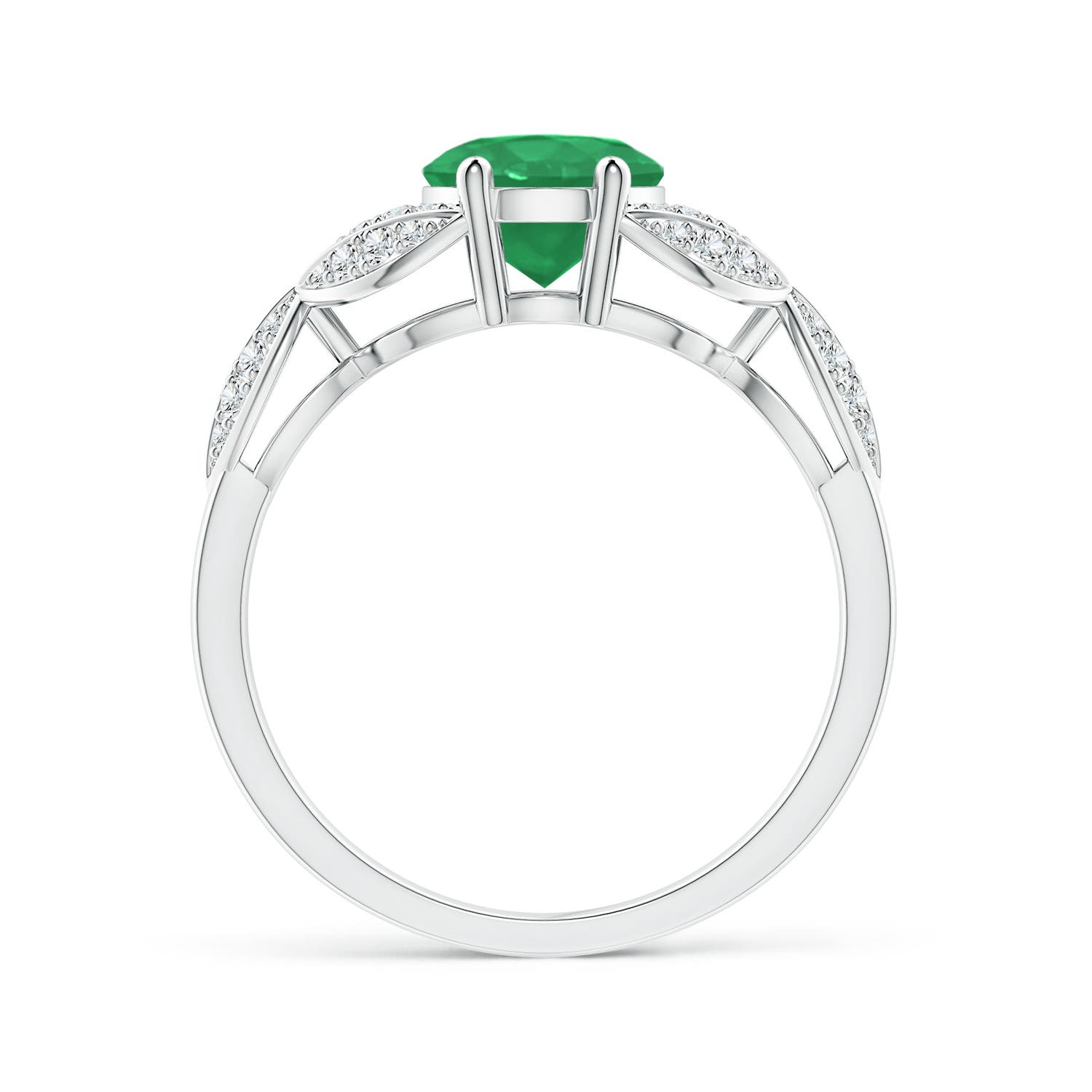 A - Emerald / 1.79 CT / 14 KT White Gold