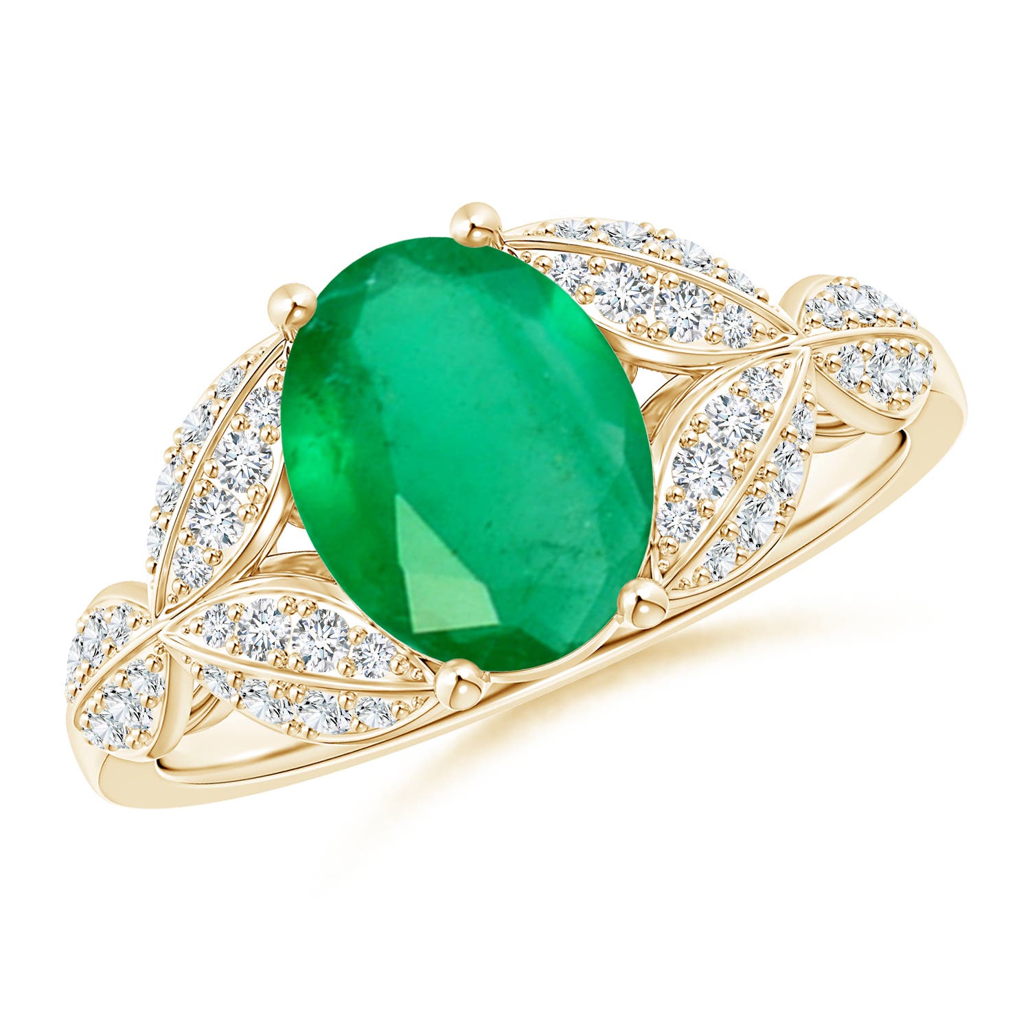 A - Emerald / 1.79 CT / 14 KT Yellow Gold