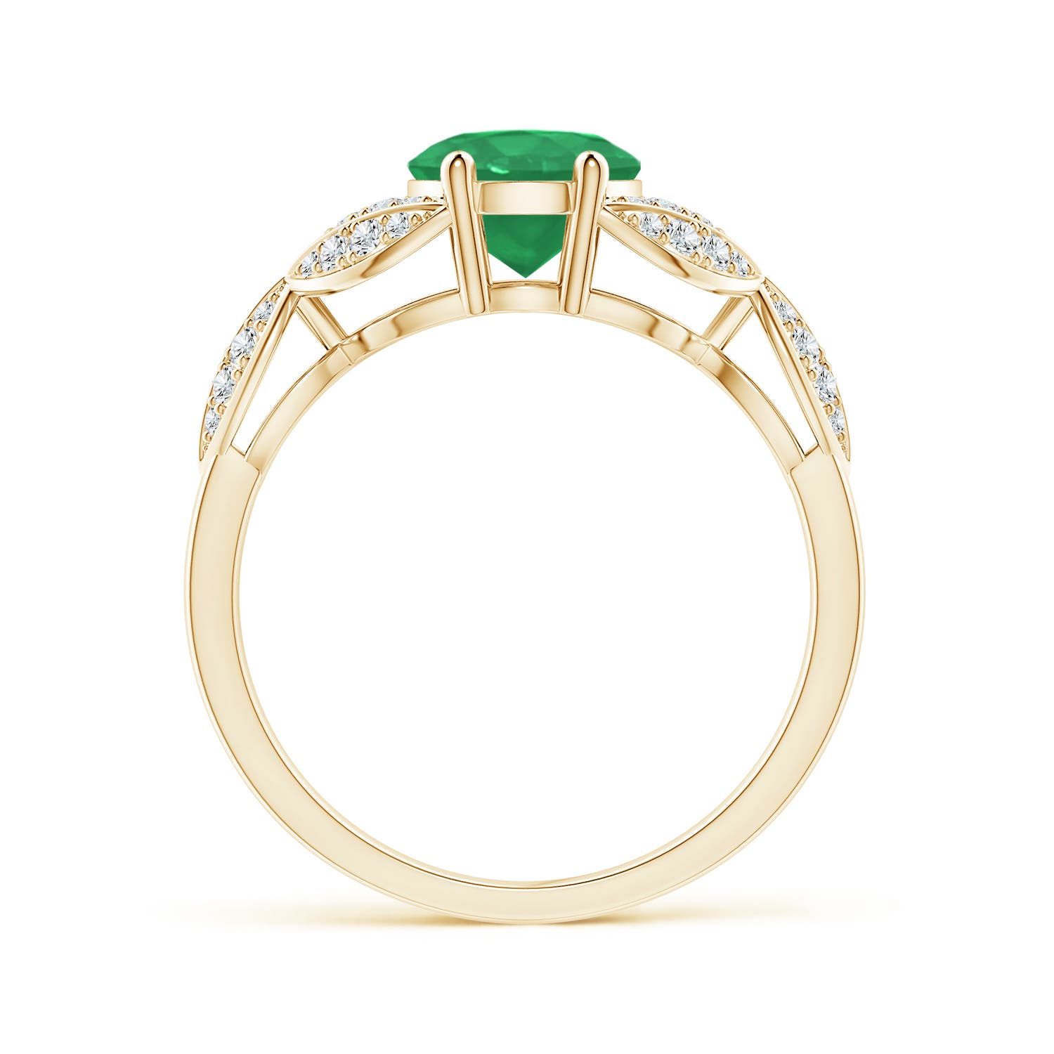 A - Emerald / 1.79 CT / 14 KT Yellow Gold