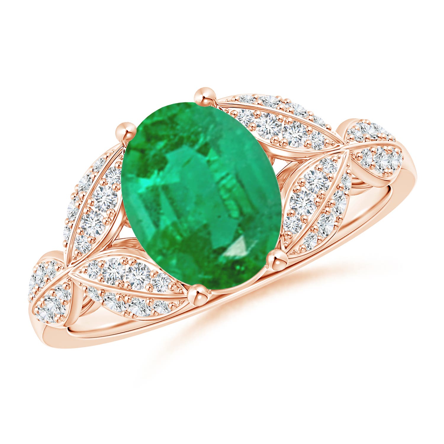 AA - Emerald / 1.79 CT / 14 KT Rose Gold