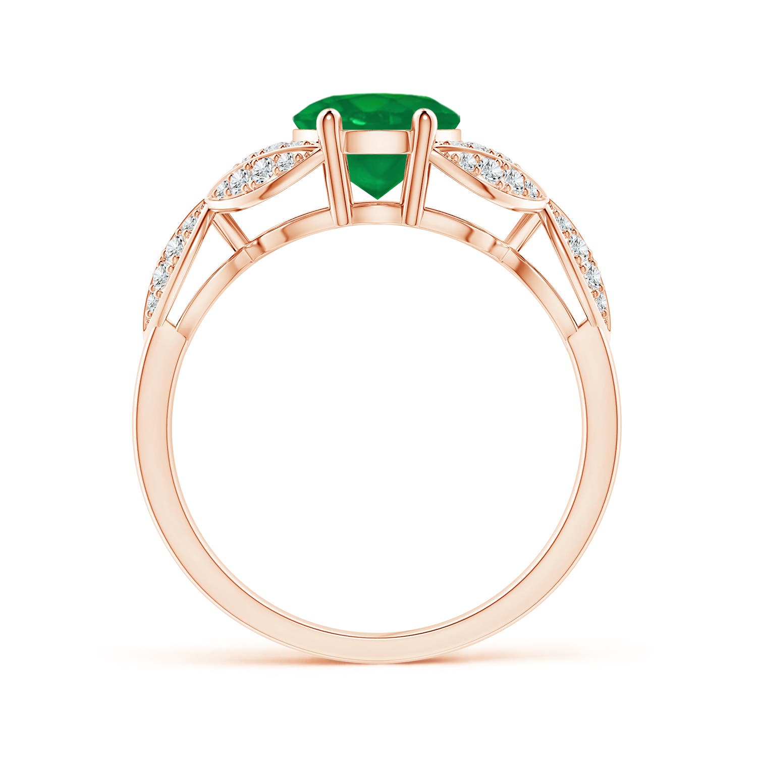 AA - Emerald / 1.79 CT / 14 KT Rose Gold