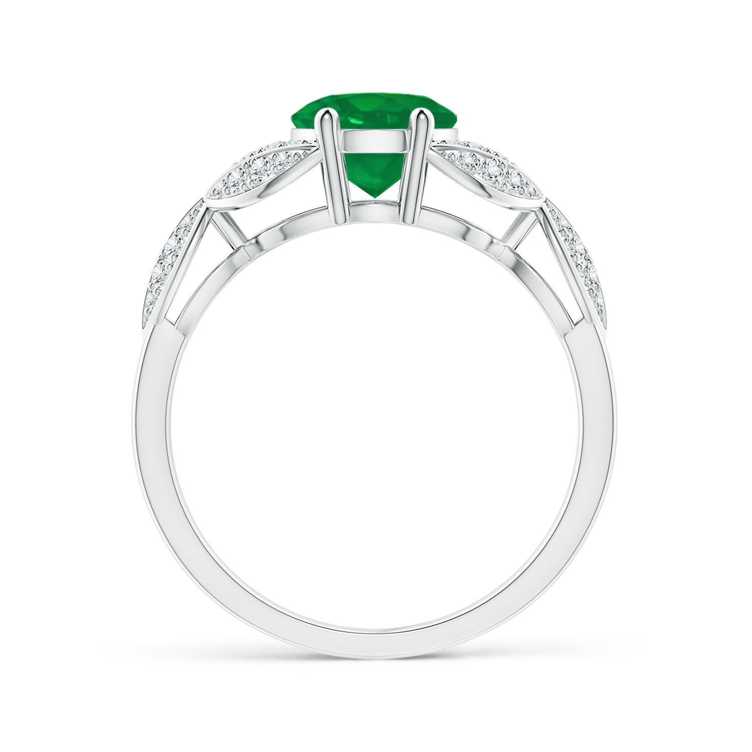 AA - Emerald / 1.79 CT / 14 KT White Gold