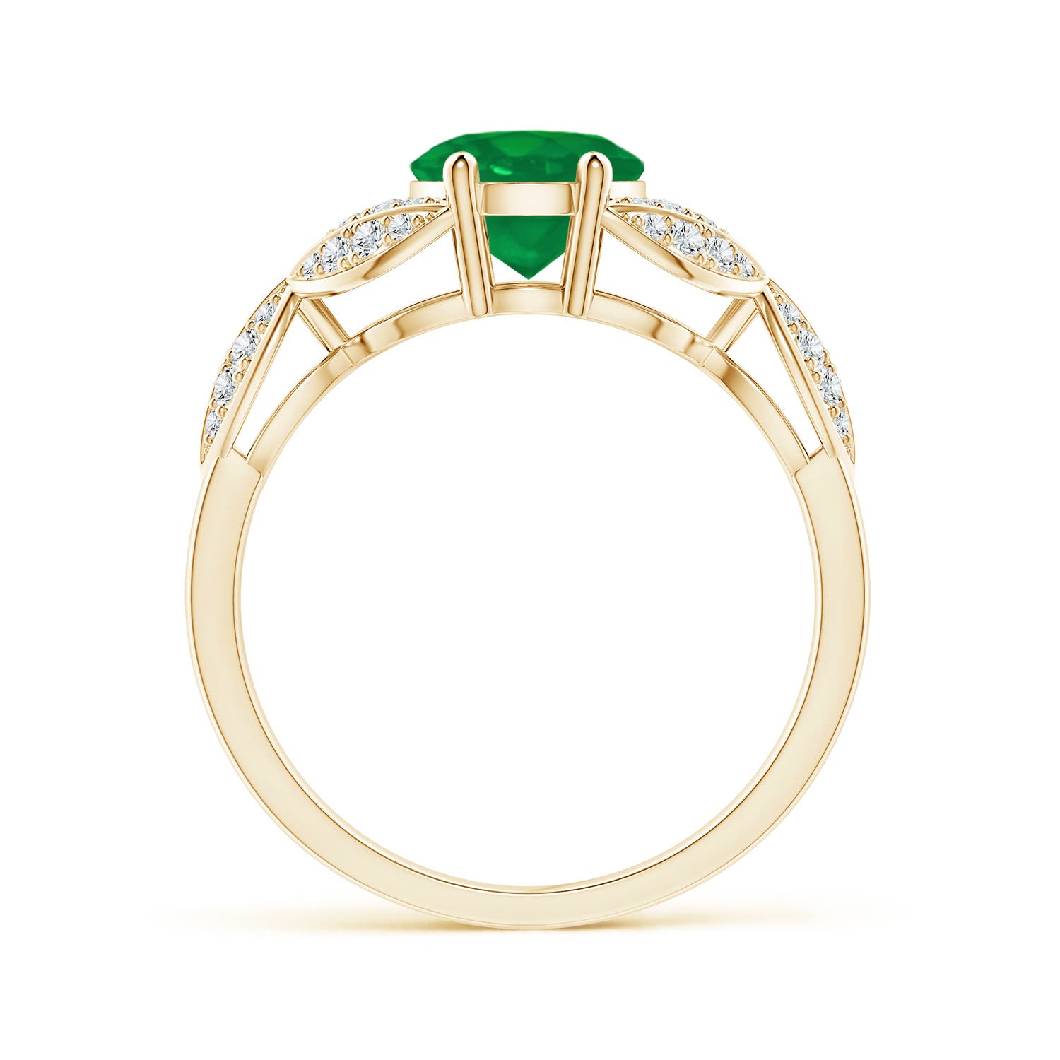 AA - Emerald / 1.79 CT / 14 KT Yellow Gold