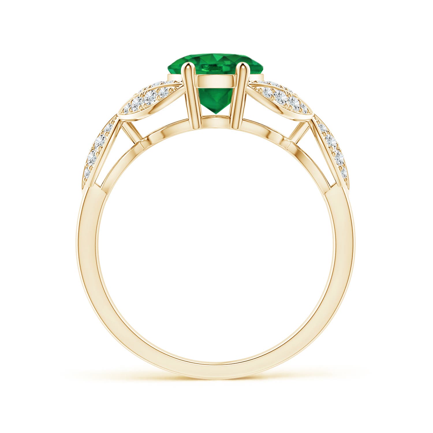 AAA - Emerald / 1.79 CT / 14 KT Yellow Gold