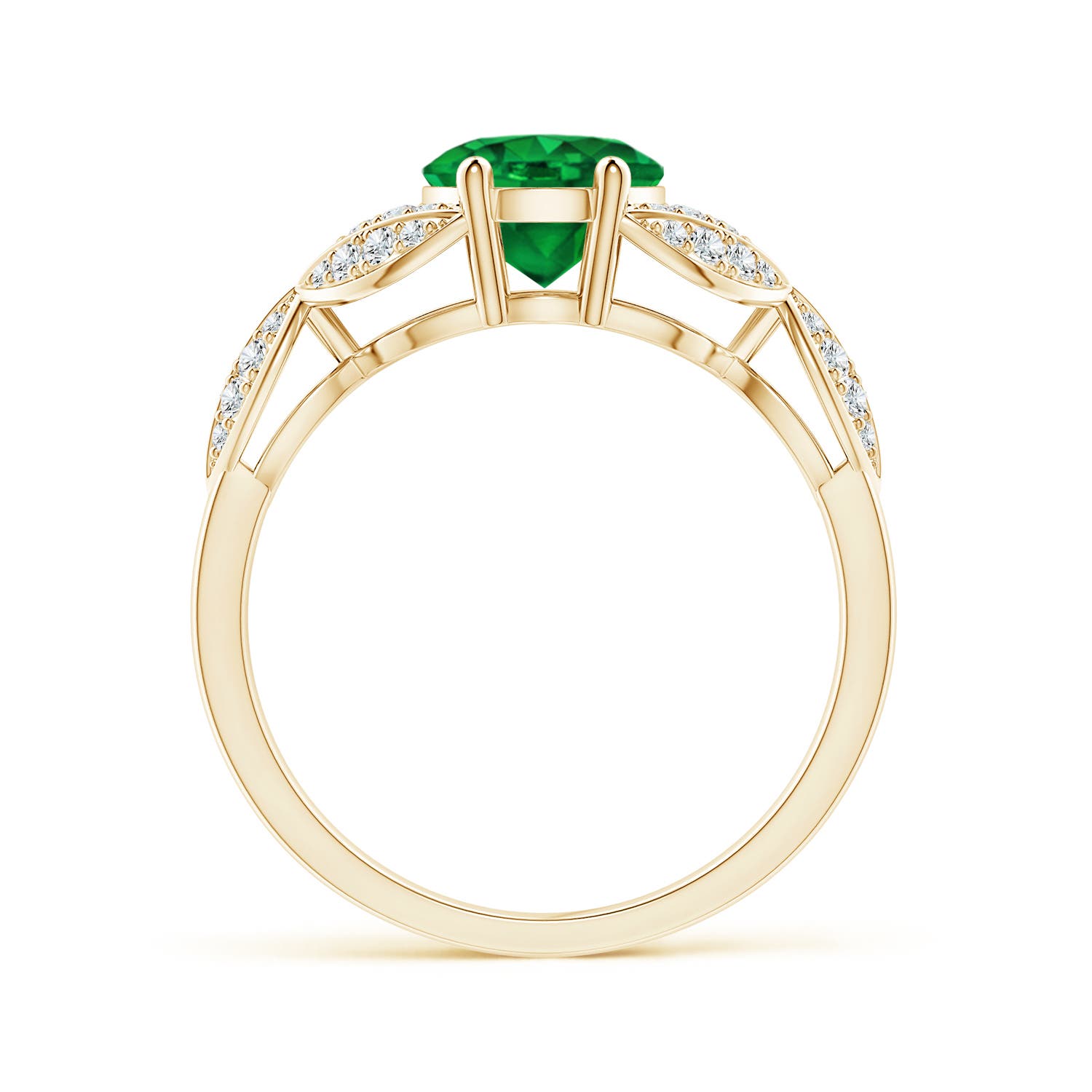 AAAA - Emerald / 1.79 CT / 14 KT Yellow Gold