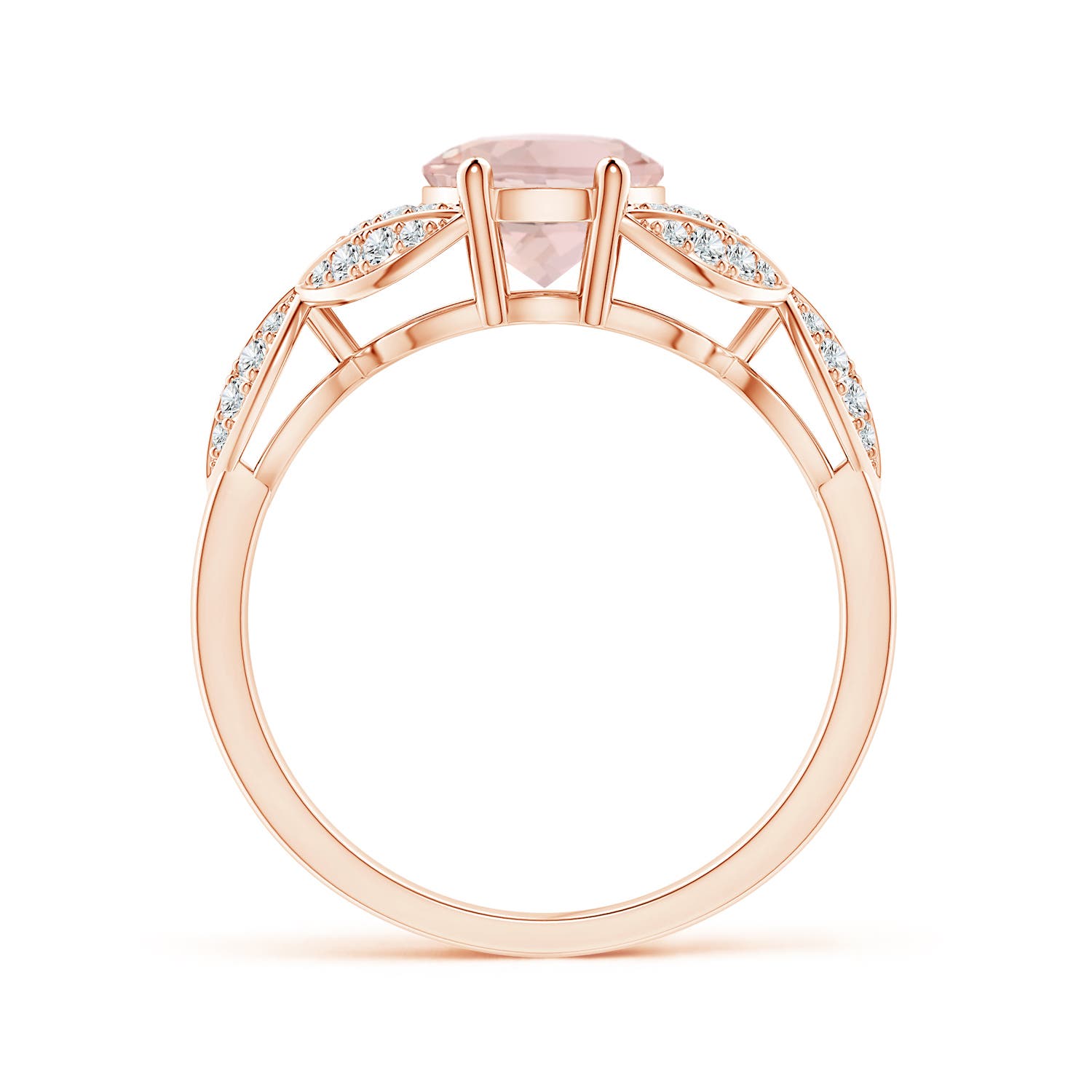 A - Morganite / 1.91 CT / 14 KT Rose Gold