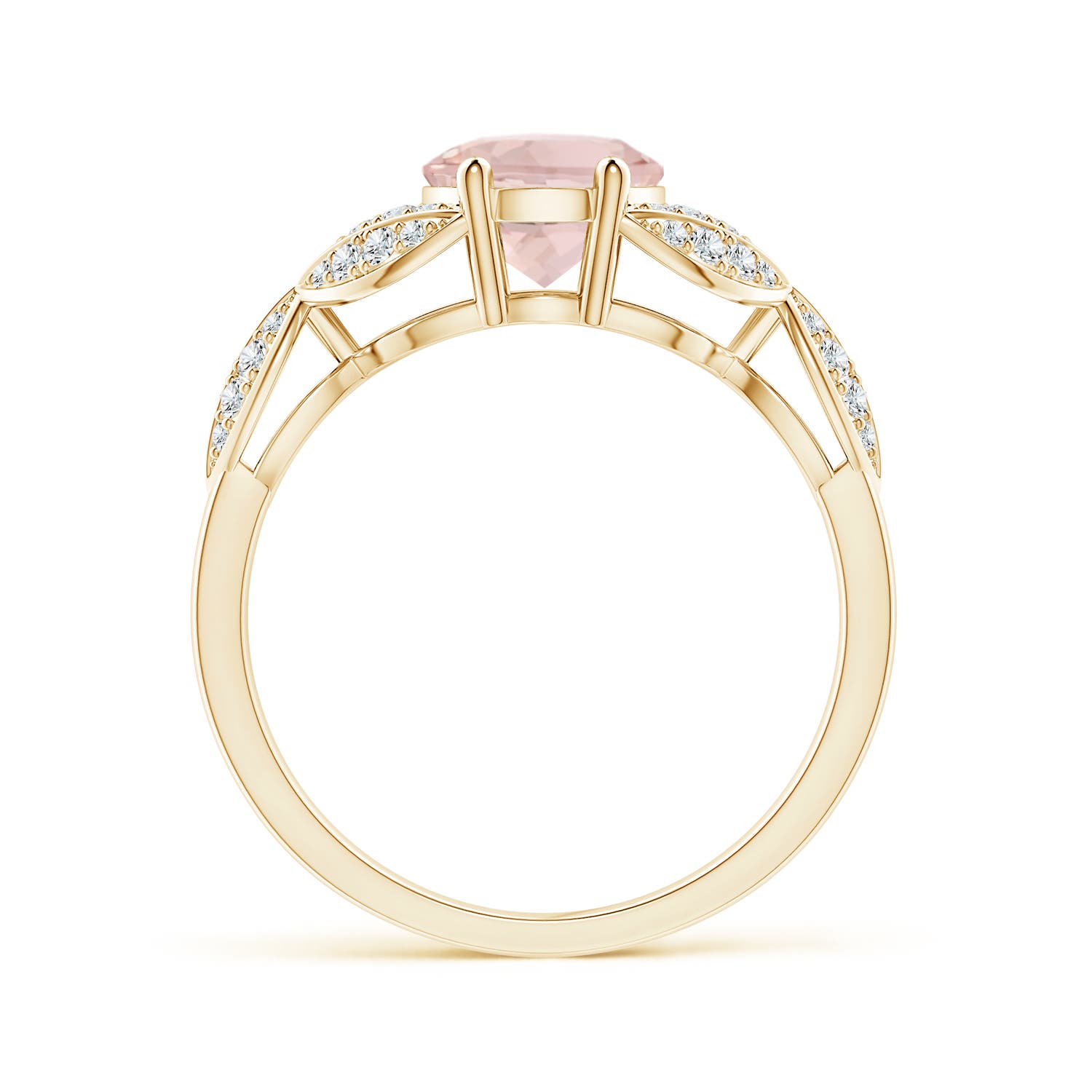 A - Morganite / 1.91 CT / 14 KT Yellow Gold