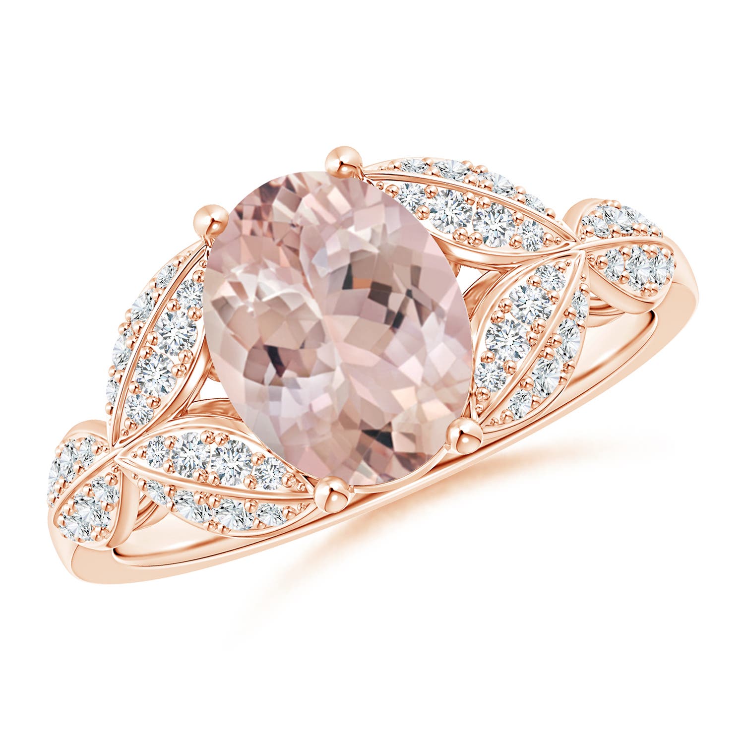 AA - Morganite / 1.91 CT / 14 KT Rose Gold