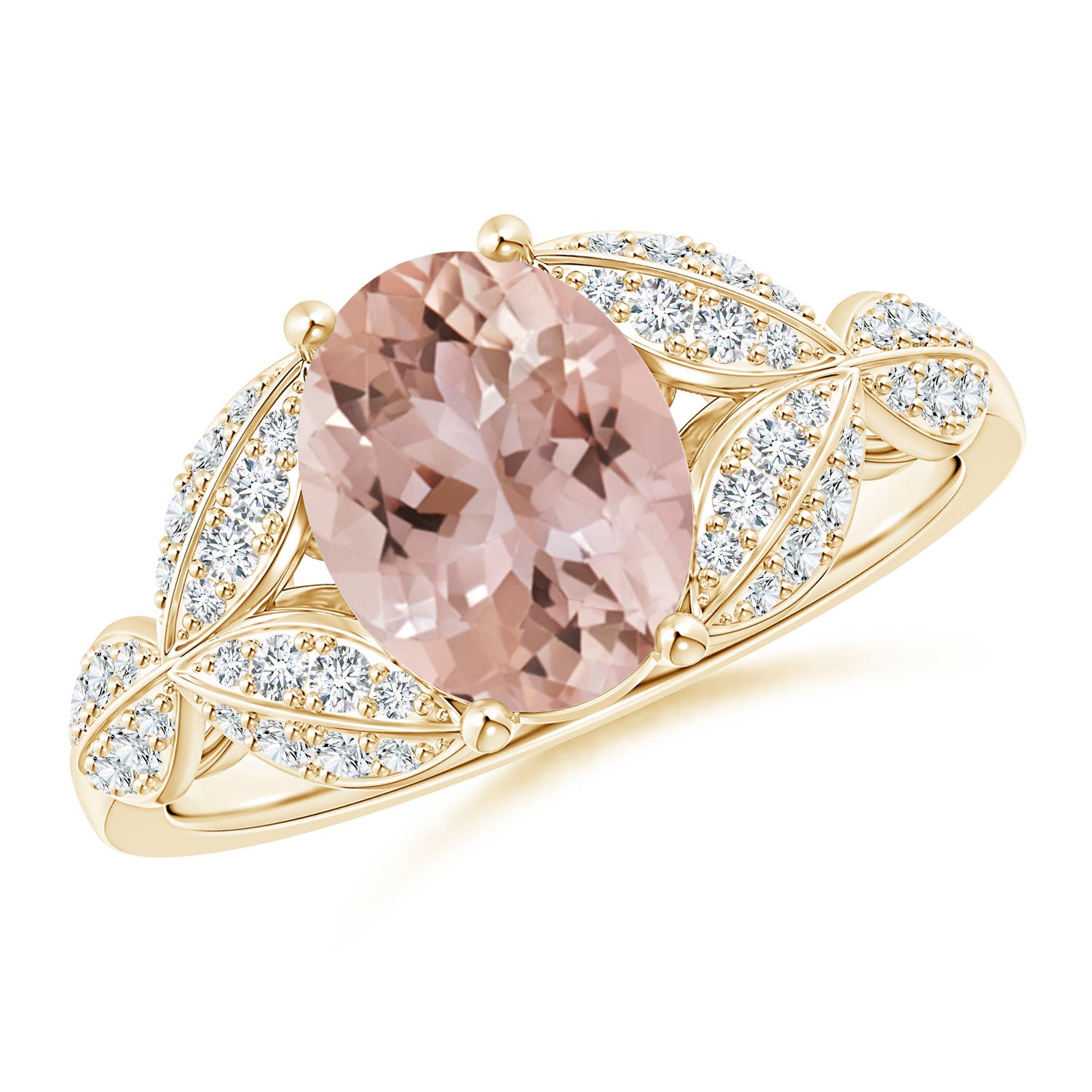 AAA - Morganite / 1.91 CT / 14 KT Yellow Gold