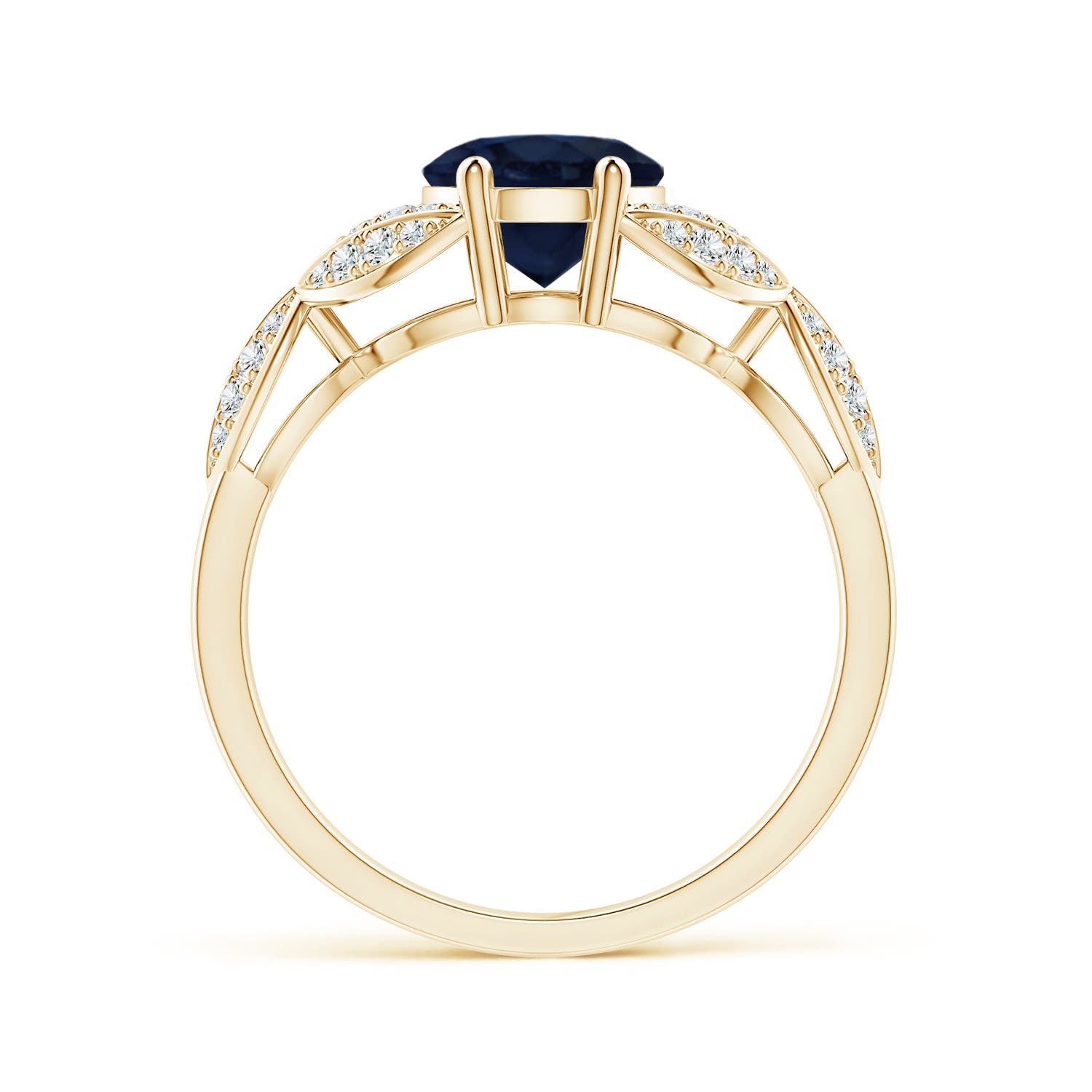 A - Blue Sapphire / 2.26 CT / 14 KT Yellow Gold