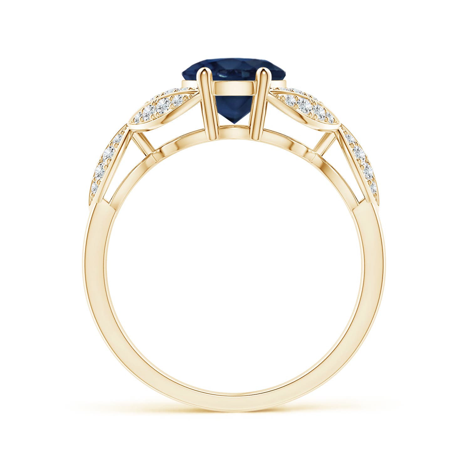 AA - Blue Sapphire / 2.26 CT / 14 KT Yellow Gold