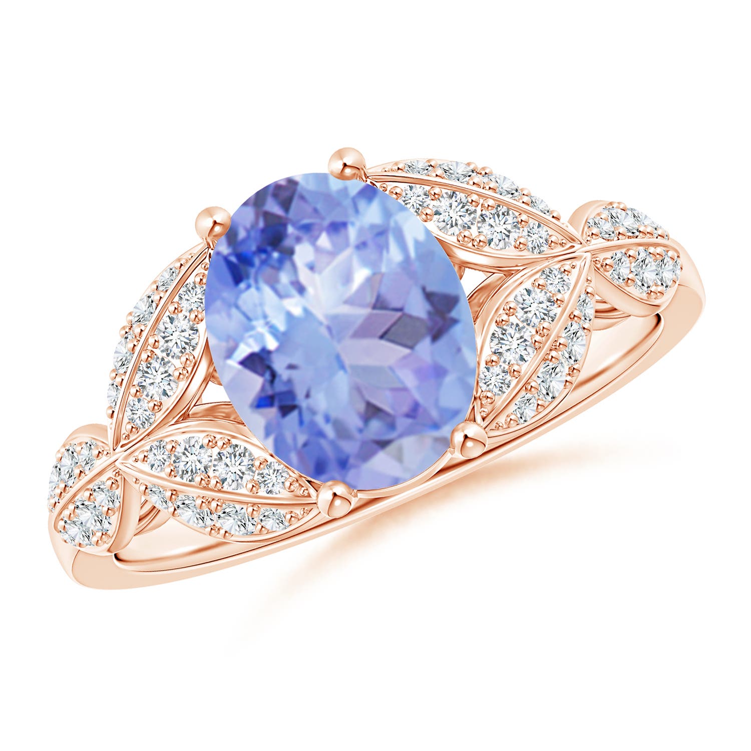 A - Tanzanite / 2.16 CT / 14 KT Rose Gold