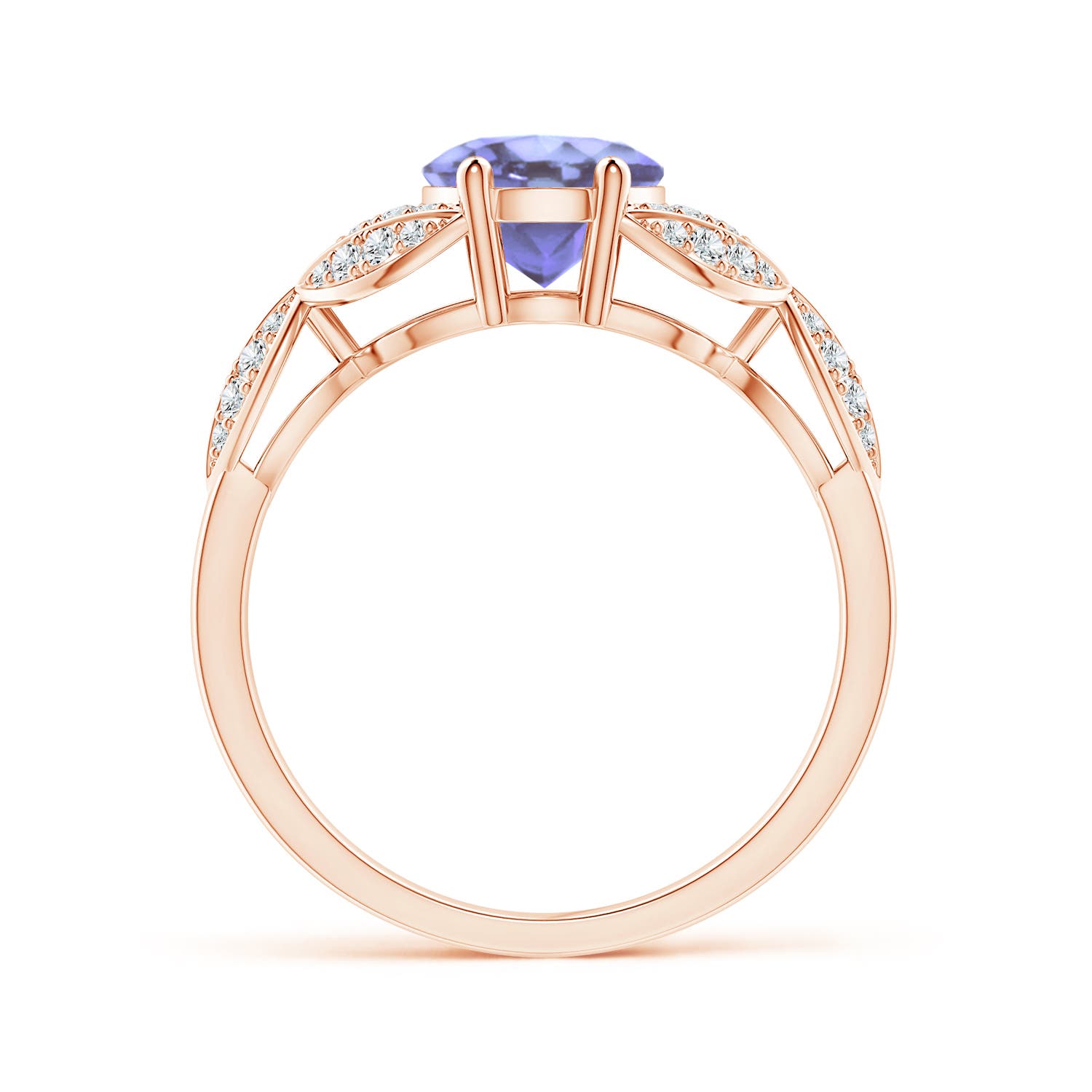 A - Tanzanite / 2.16 CT / 14 KT Rose Gold