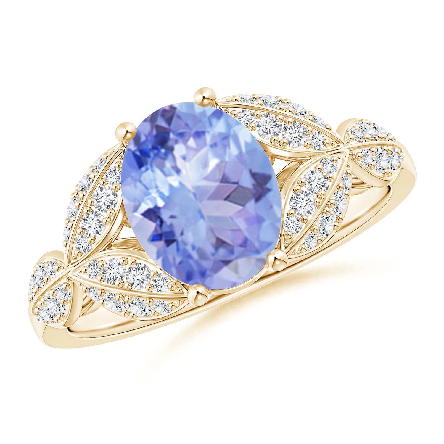 A - Tanzanite / 2.16 CT / 14 KT Yellow Gold