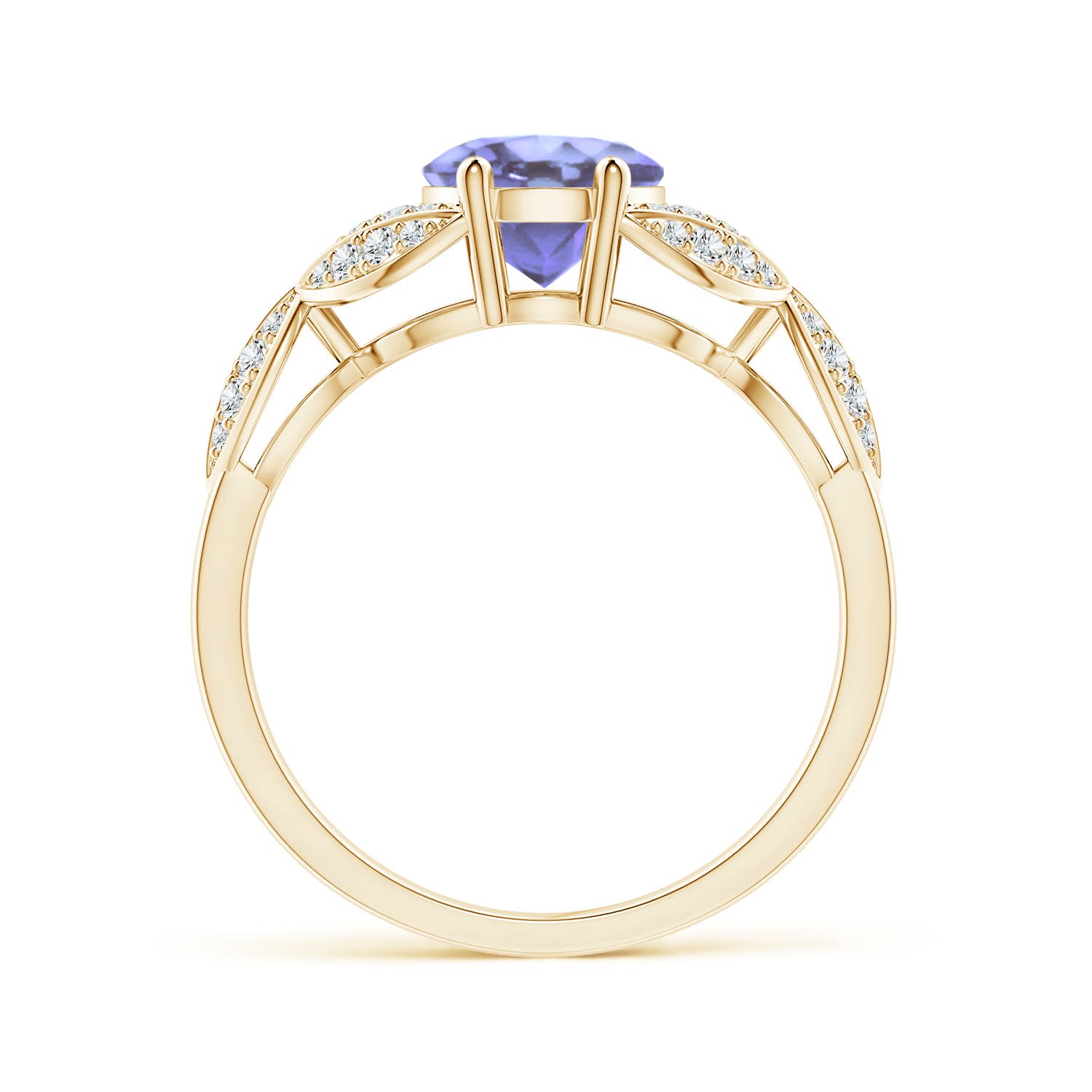 A - Tanzanite / 2.16 CT / 14 KT Yellow Gold