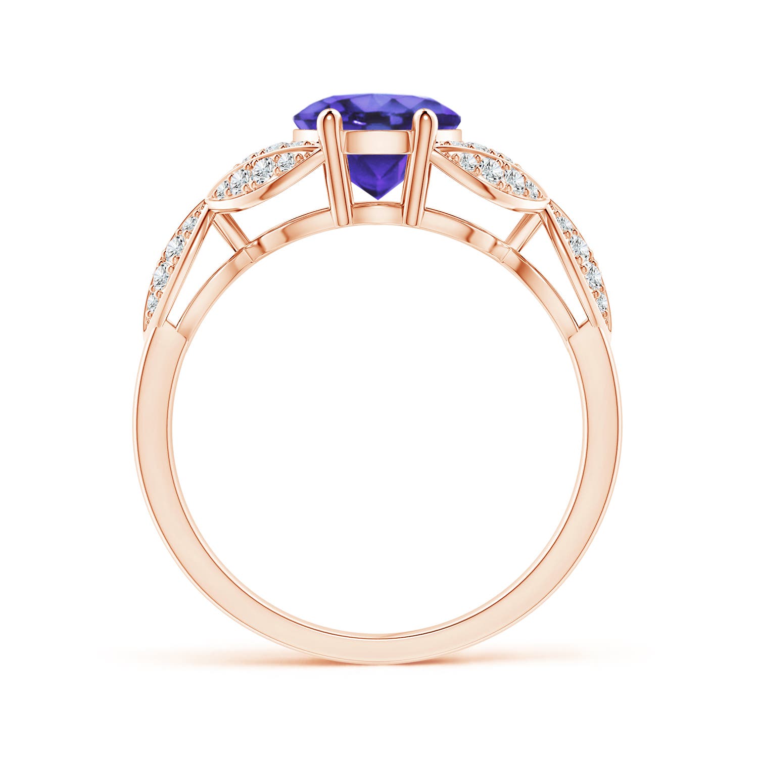 AA - Tanzanite / 2.16 CT / 14 KT Rose Gold