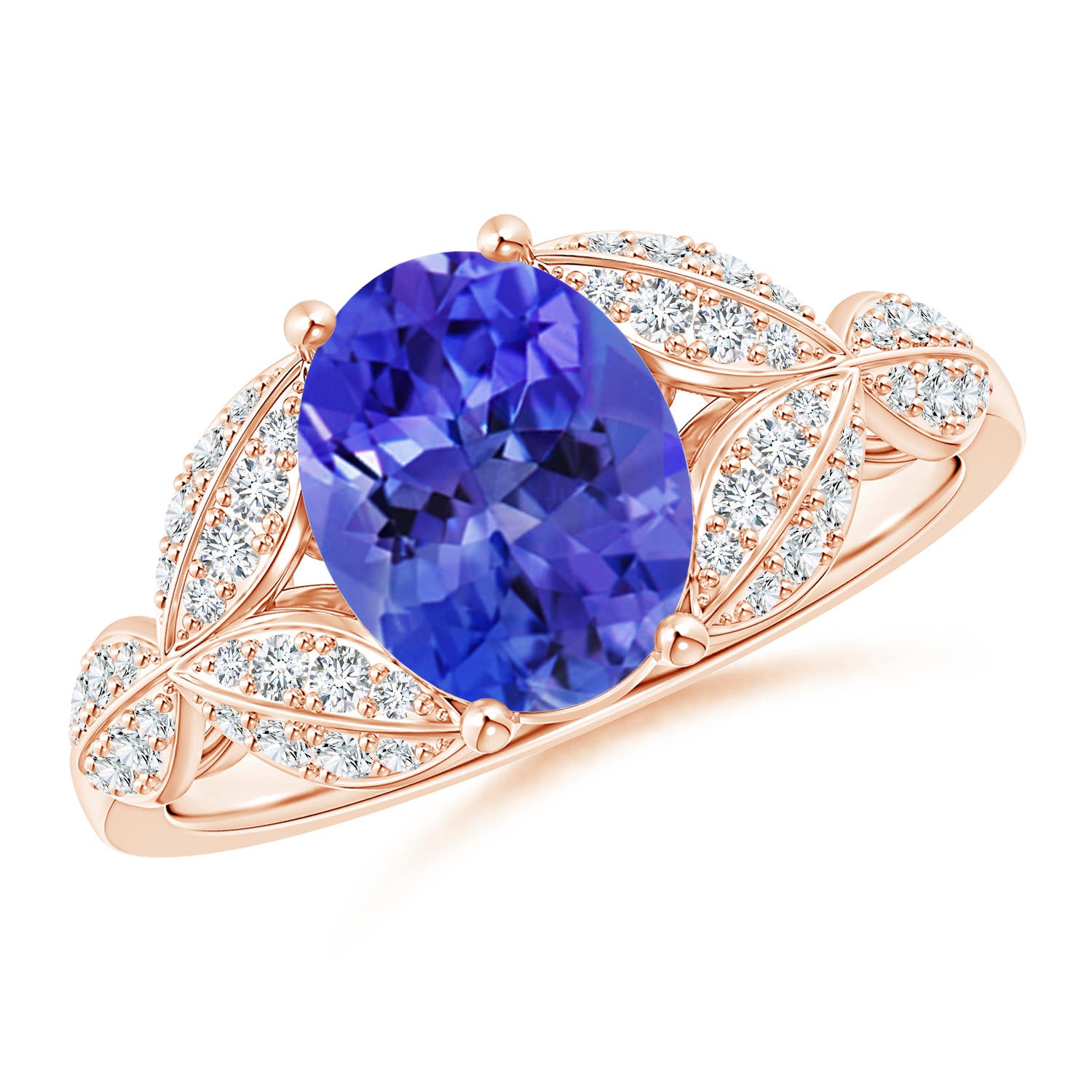 AAA - Tanzanite / 2.16 CT / 14 KT Rose Gold