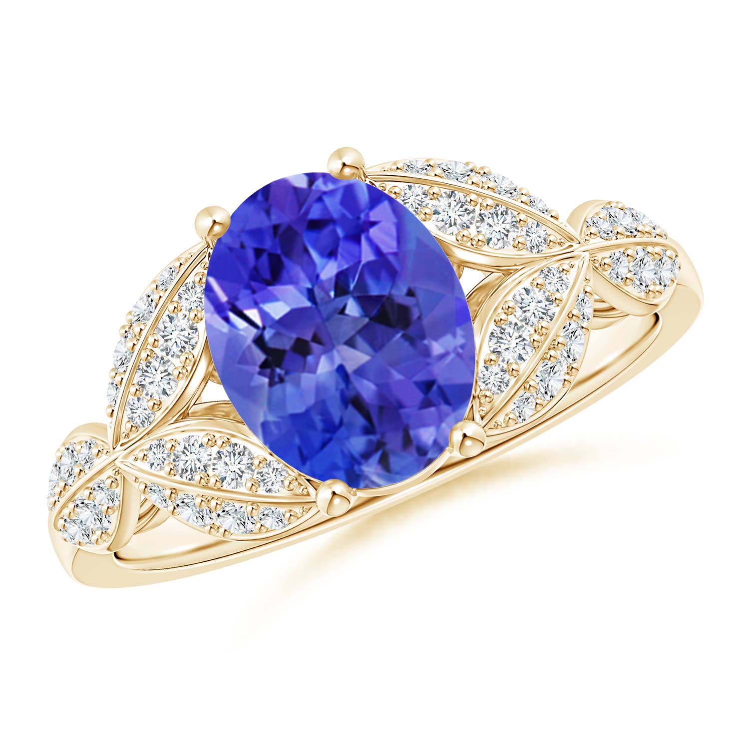 AAA - Tanzanite / 2.16 CT / 14 KT Yellow Gold