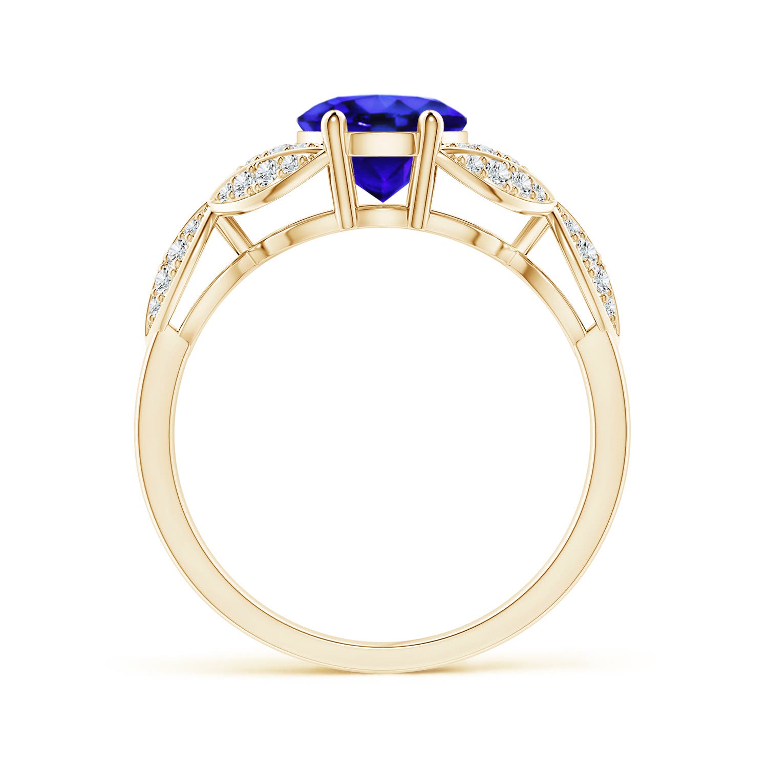 AAA - Tanzanite / 2.16 CT / 14 KT Yellow Gold