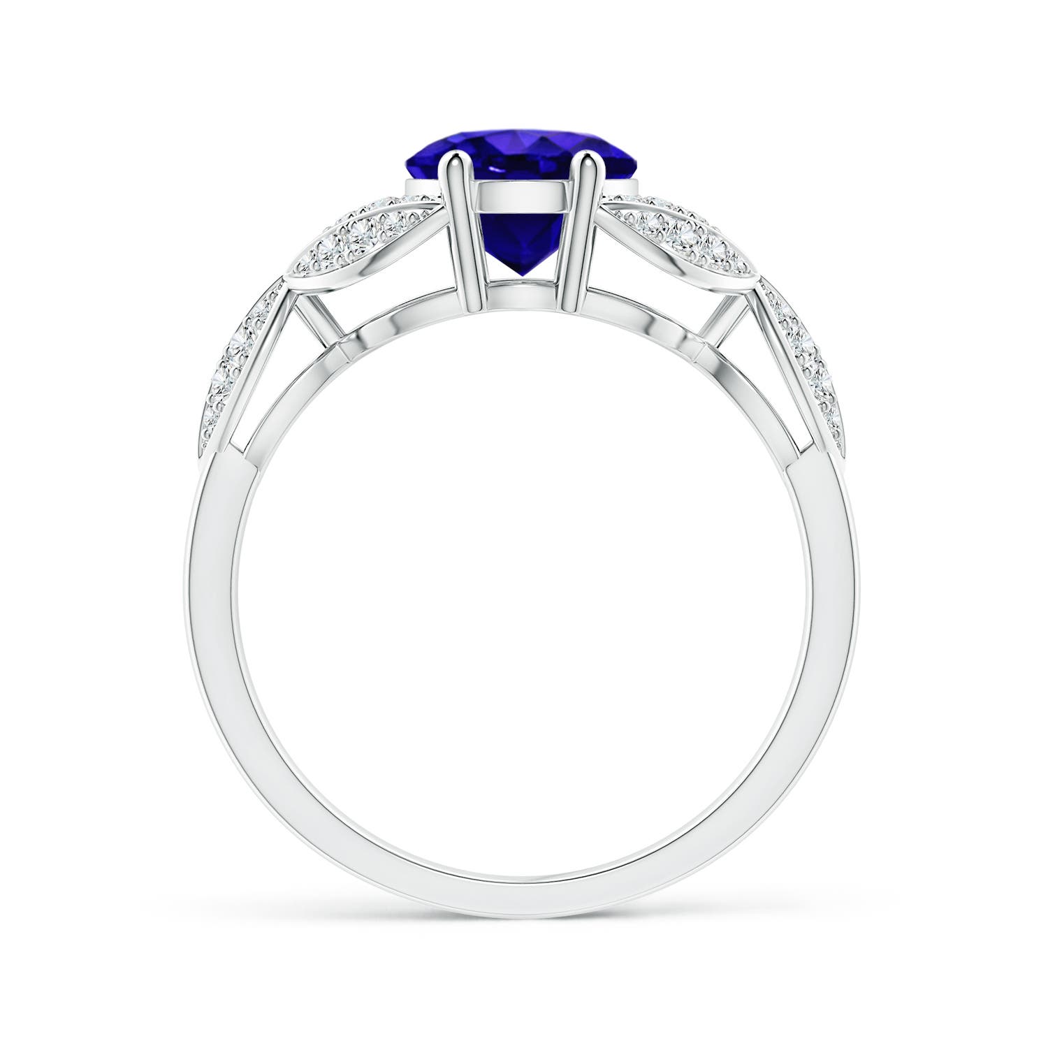 AAAA - Tanzanite / 2.16 CT / 14 KT White Gold