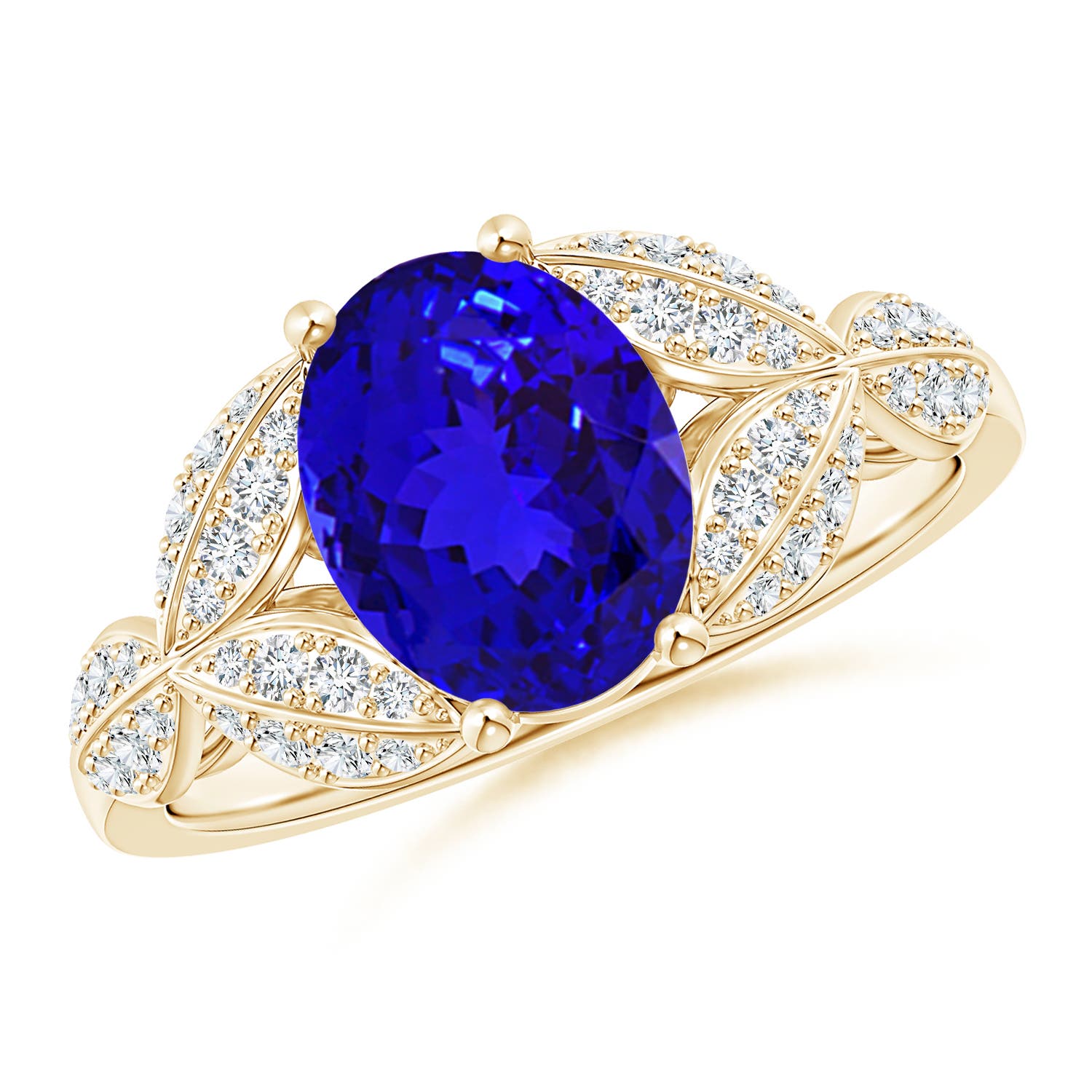 AAAA - Tanzanite / 2.16 CT / 14 KT Yellow Gold